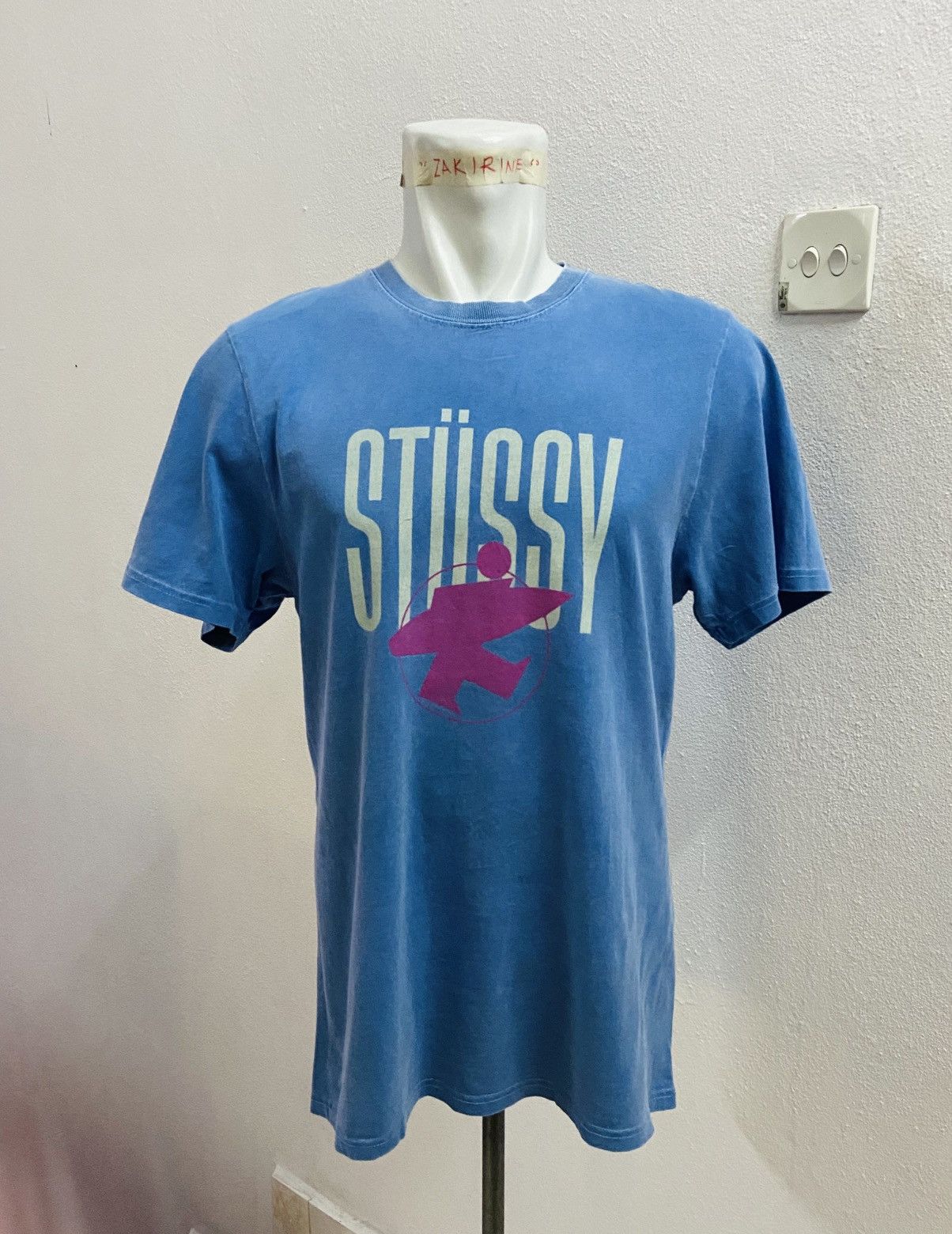 Stussy STUSSY SURFMAN SS21 PIGMENT DYED TEE Size US S / EU 44-46 / 1 - 3 Thumbnail