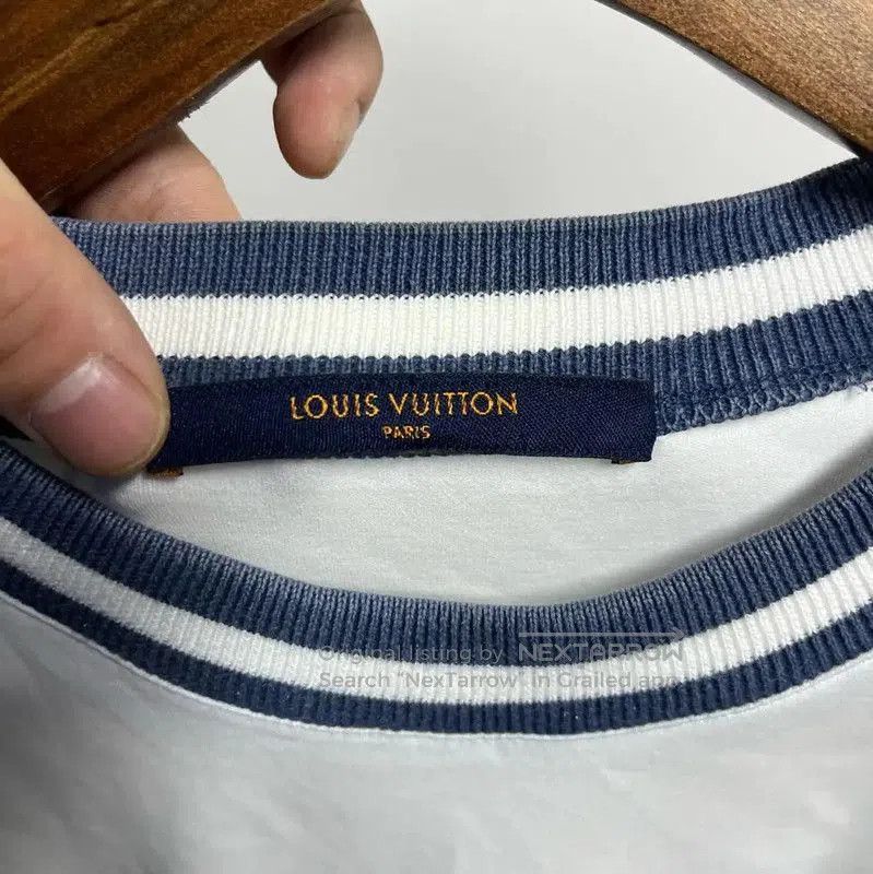 Louis Vuitton Louis Vuitton Men's White Cotton T-Shirt . Size US XL / EU 56 / 4 - 3 Thumbnail