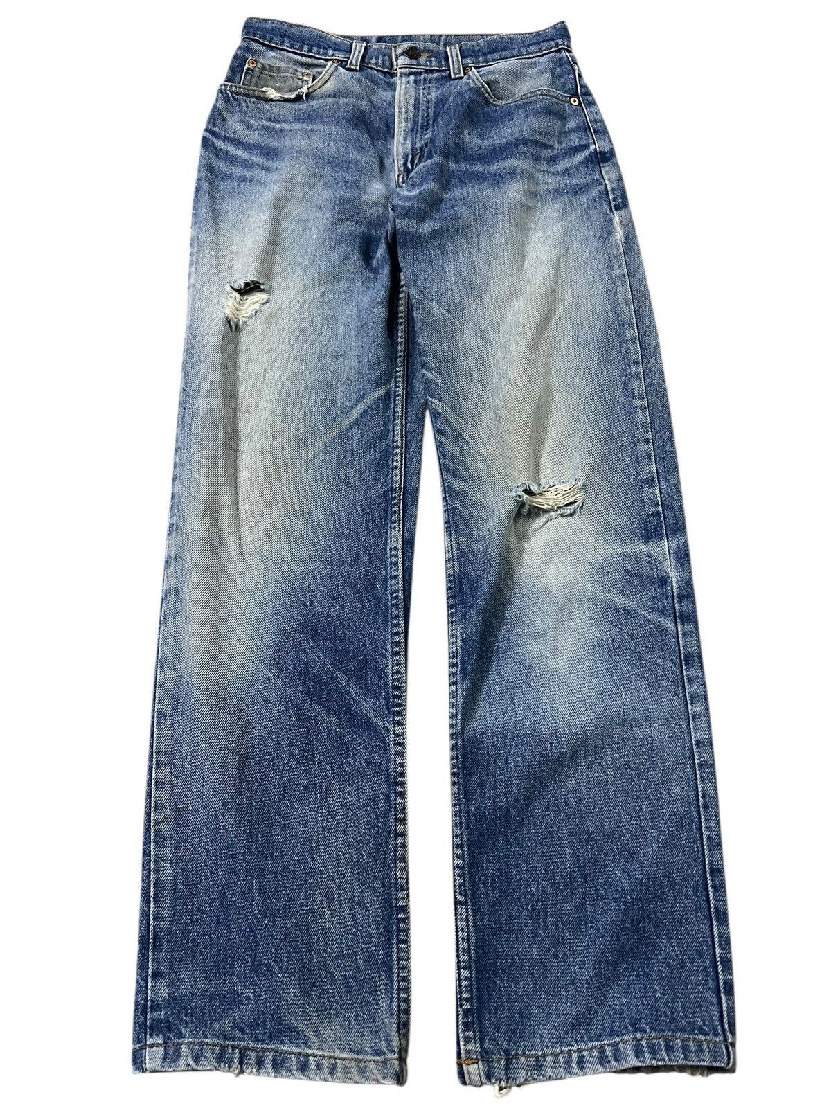 Levi's 1993 Vintage Levis 510 USA Distressed Blue Jean Size US 28 / EU 44 - 1 Thumbnail