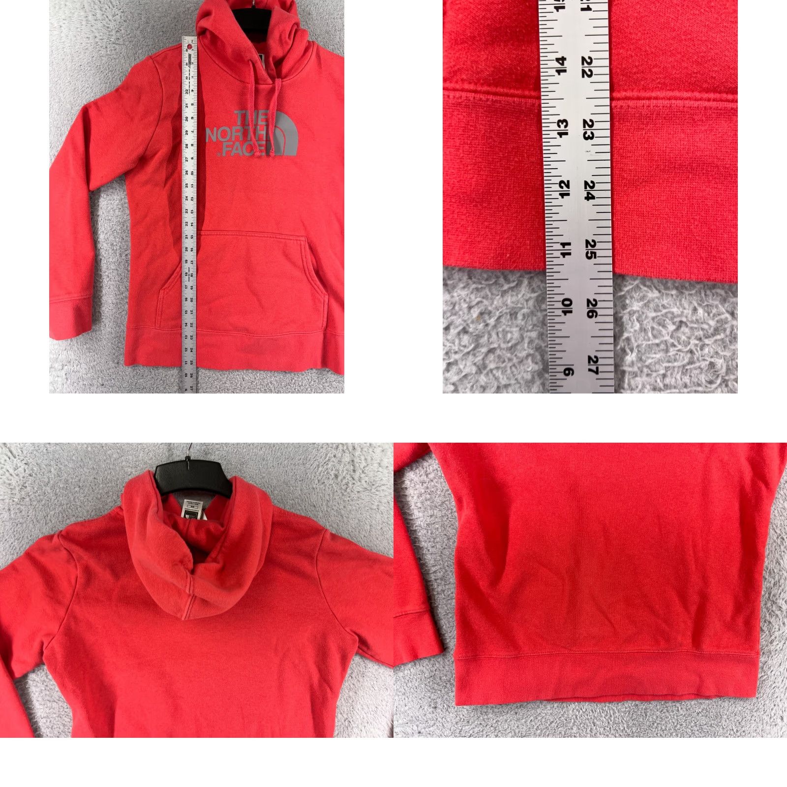 The North Face The North Face Womens Hoodie Pullover Shirt M Pink Cotton Blend Pocket Logo Casual Performance/Activity: Athleisure, Hiking, Walking Mens/Womens Size M / US 6-8 / IT 42-44 - 9 Thumbnail