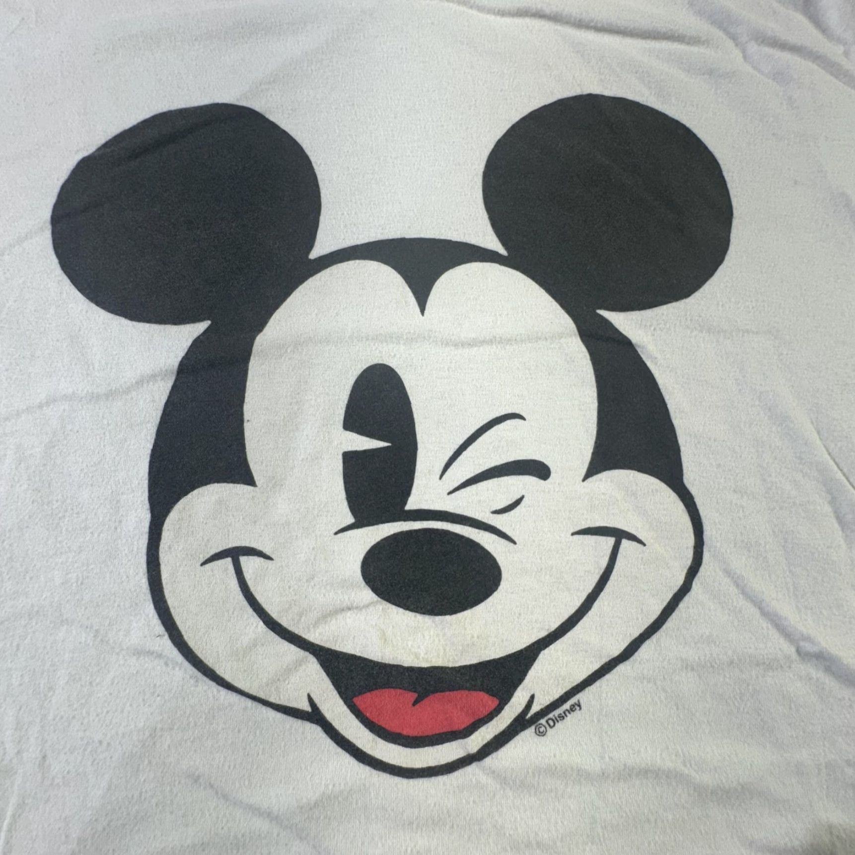 Abercrombie & Fitch VINTAGE Disney Mickey Mouse T-Shirt Mens XL White Graphic Tee Abercrombie & Fitch Cartoon Pop Culture 90s Size US XL / EU 56 / 4 - 2 Thumbnail