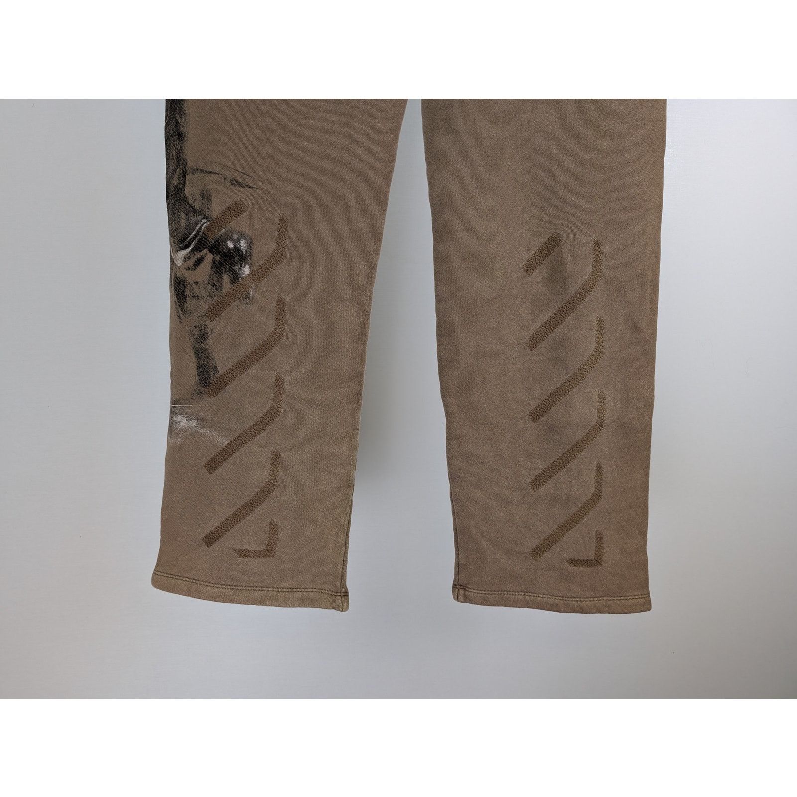 Off-White o1rshd1 BW S.Matthew Sweatpants Rain Drum Grey Size US 36 / EU 52 - 9 Thumbnail