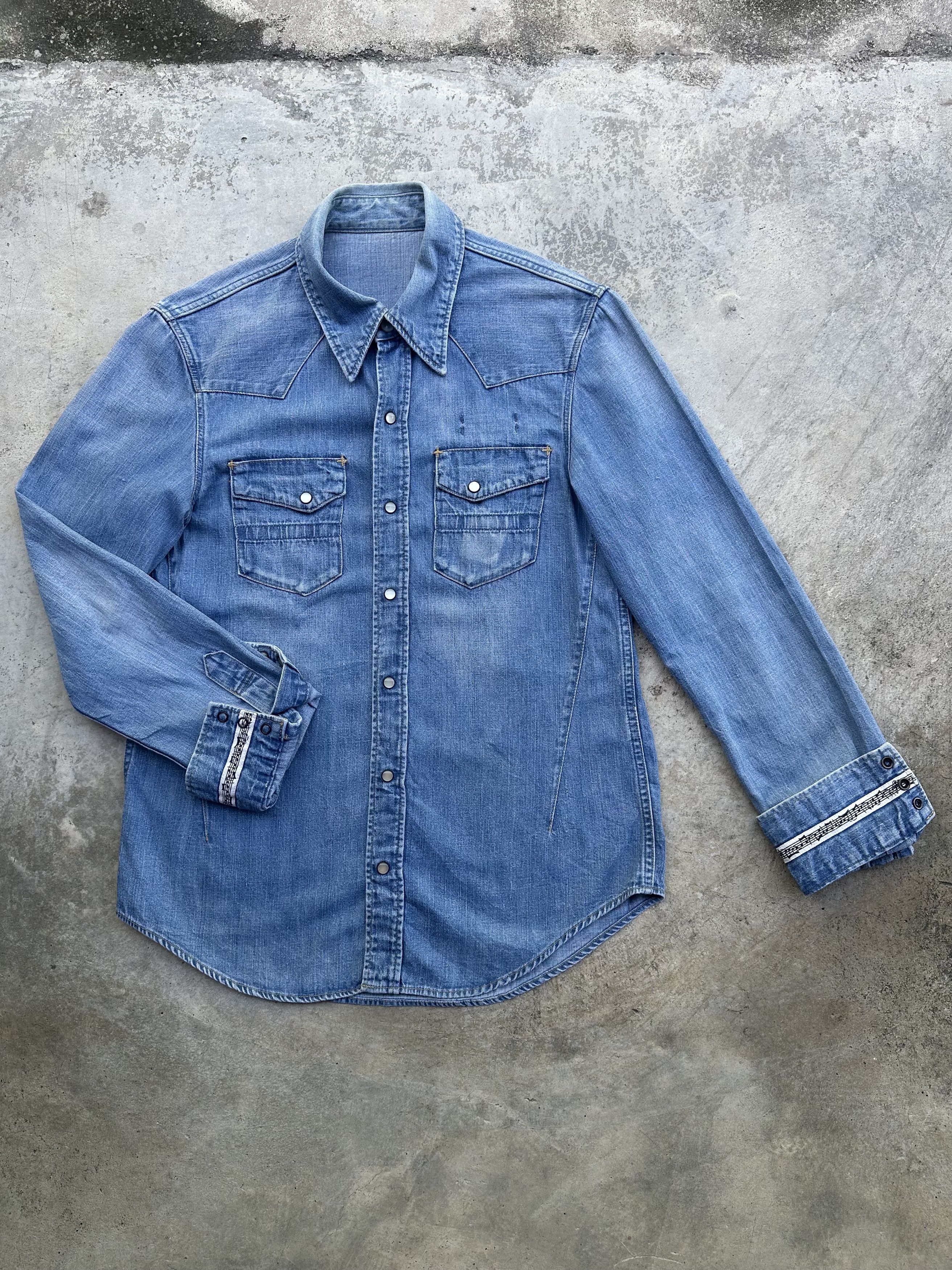 Number (N)ine Takahiromiyashita The Soloist Number Nine Denim Snap Button Size US L / EU 52-54 / 3 - 4 Thumbnail