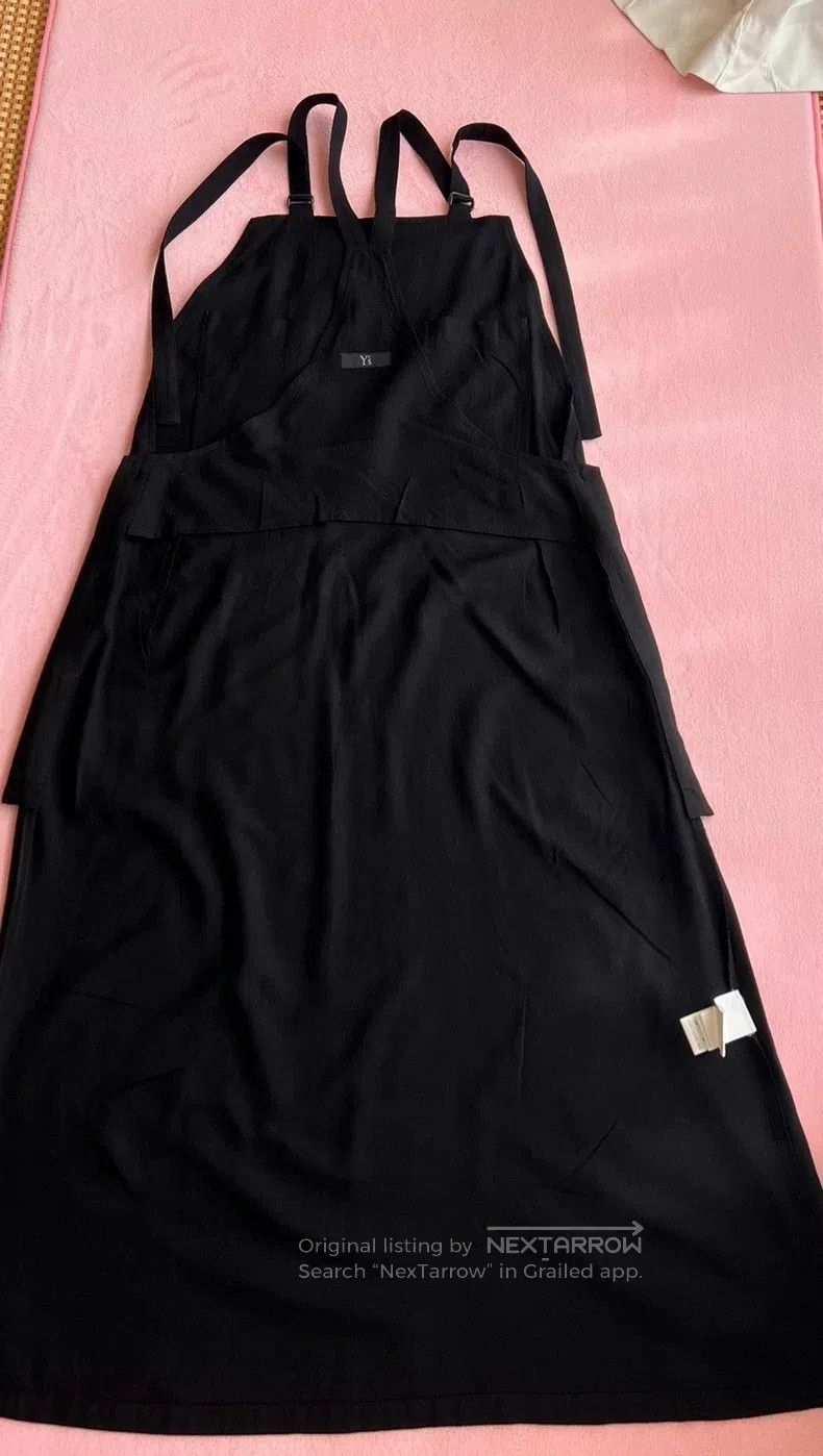 Yohji Yamamoto Black Strap Skirt
