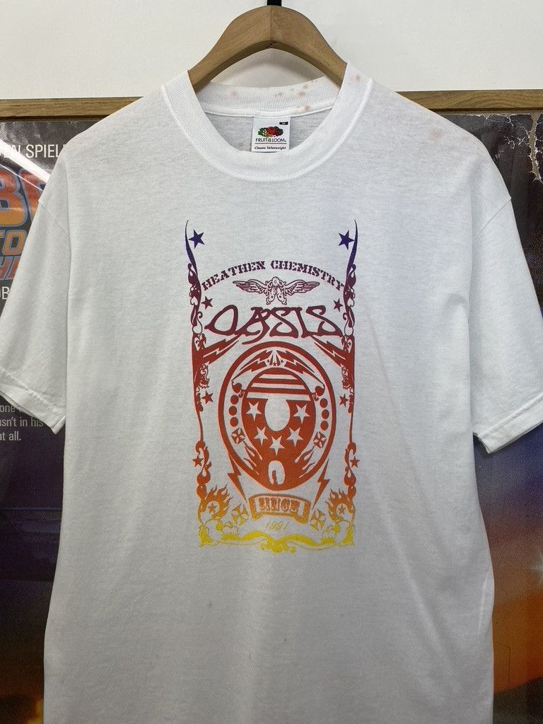 Band Tees 2002 Oasis Heathen Chemistry Album Promo Band T Shirt Size US M / EU 48-50 / 2 - 5 Thumbnail