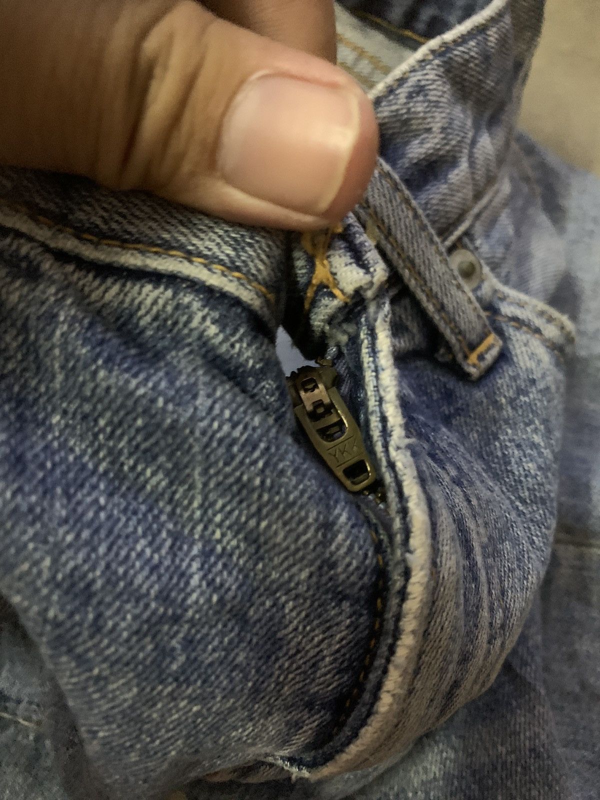 Japanese Brand Ungrid Distressed Denim Flare Denim Jeans Size US 28 / EU 44 - 7 Thumbnail