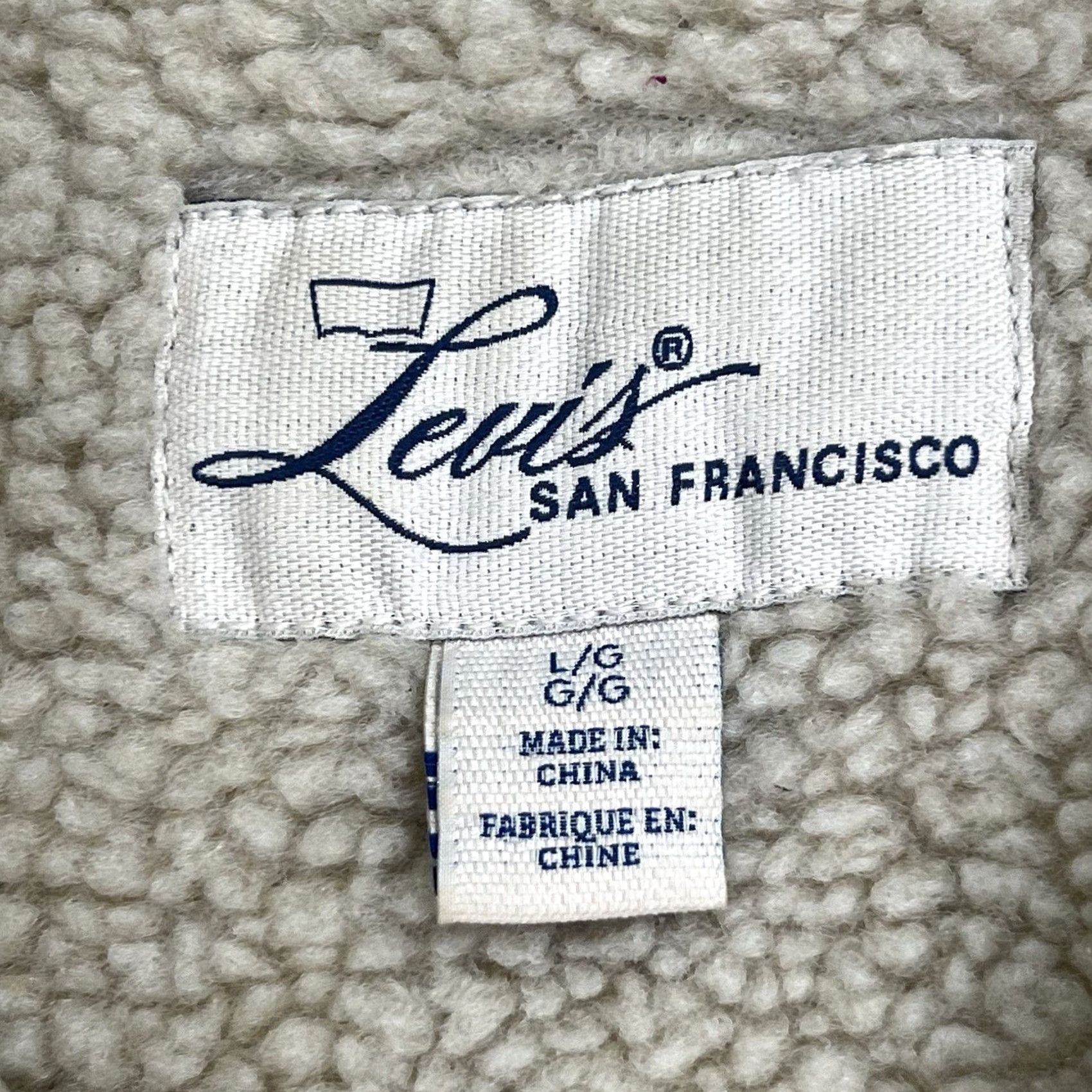 Levi's Levi's San Francisco Denim Sherpa Lined Jean Jacket Women’s Large Full Zip Blue Insulated, Regular Fit, Trucker, Classic, Wool? Size 36" / US 14 / IT 50 - 5 Thumbnail