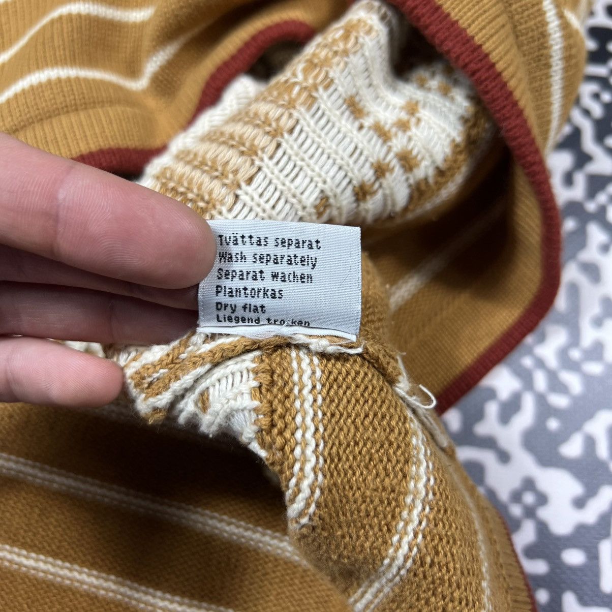 Gudrun Sjoden Vintage Y2K Gudrun Sjoden Retro Aztec Knitted Boxy Sweater Size L / US 10 / IT 46 - 17 Thumbnail