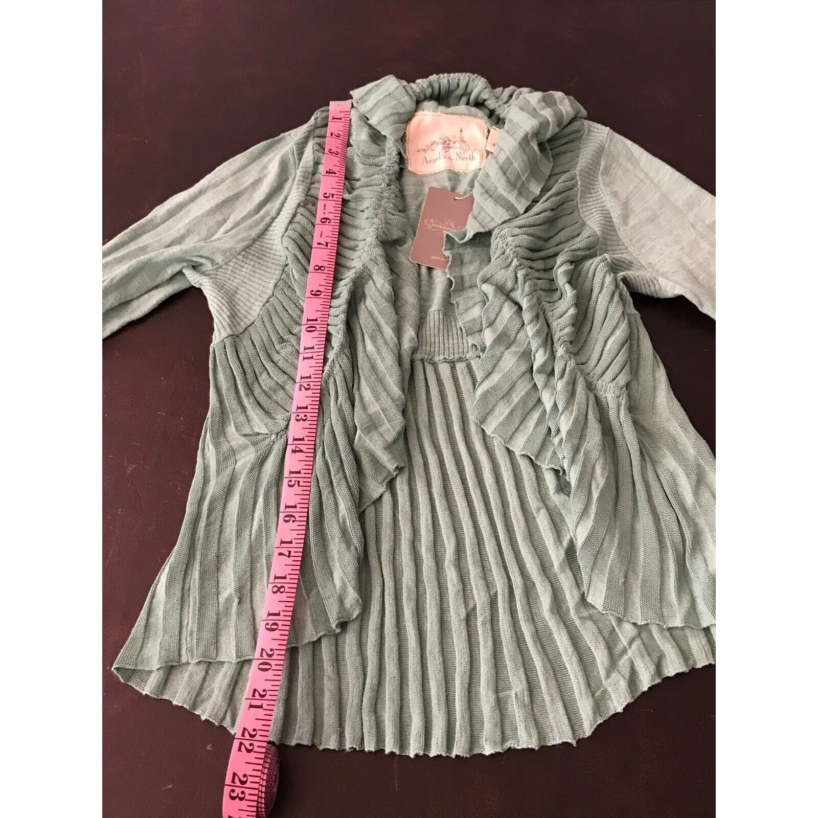Anthropologie Anthropologie by Angel from the North, Pleated Cardigan Size S / US 4 / IT 40 - 13 Thumbnail