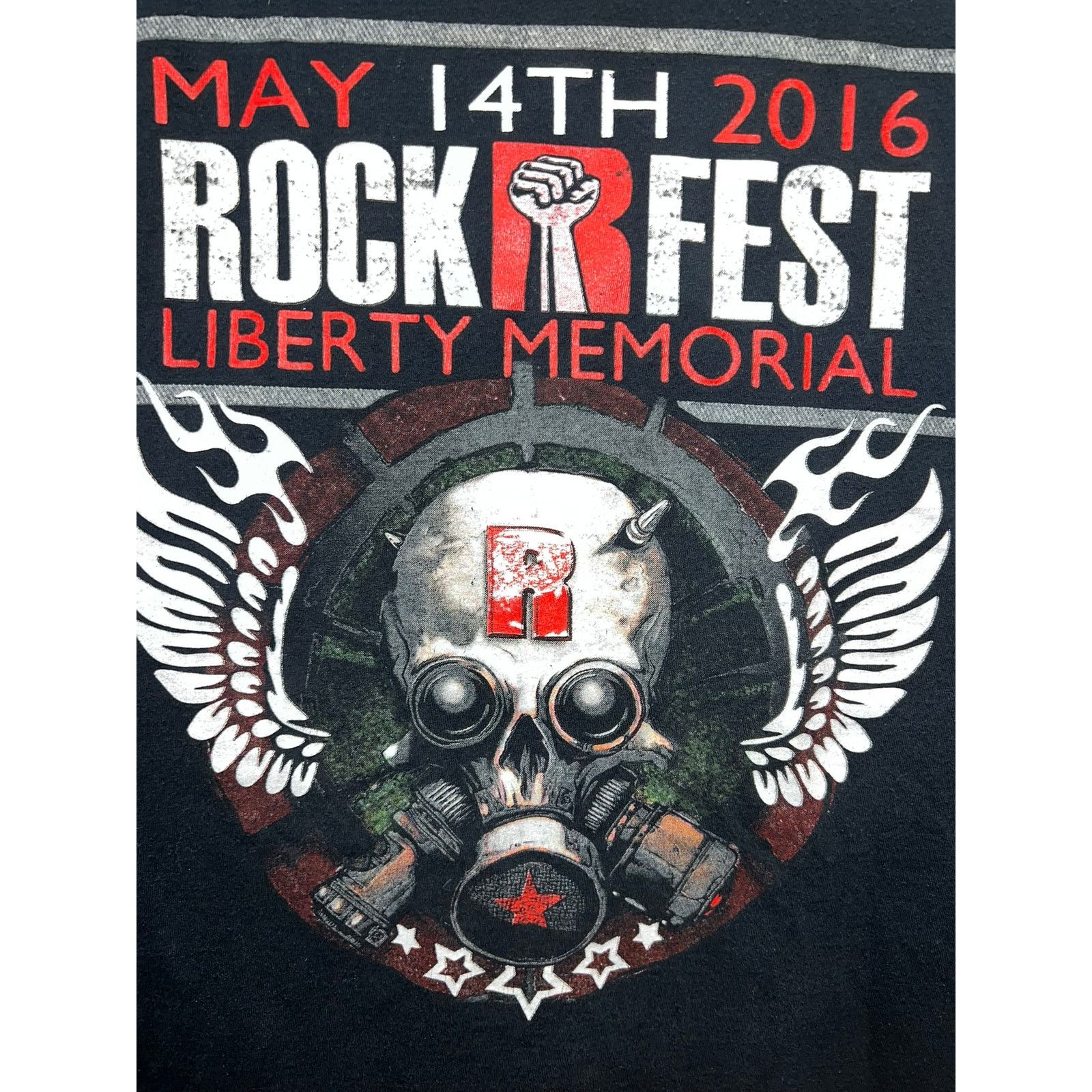 Jerzees Rock Fest Band Shirt 2016 Disturbed Ghost Tee 2XL XXL Size US XXL / EU 58 / 5 - 2 Thumbnail