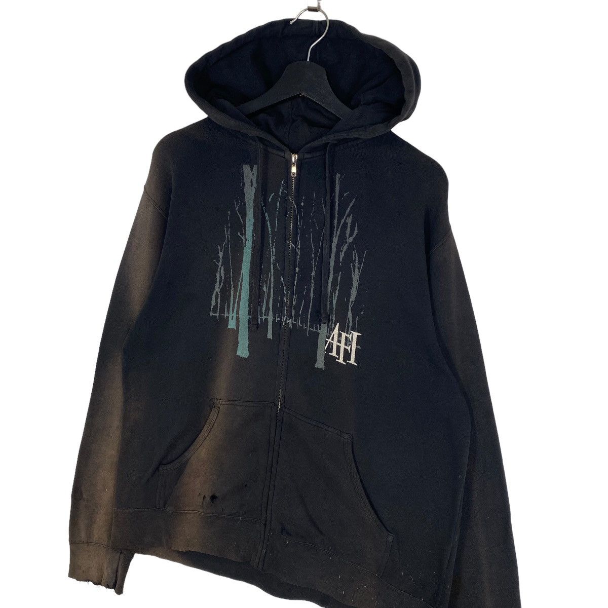 Band Tees Vintage AFI American Rock Band Hardcore Punk Zipper Hoodie Size US L / EU 52-54 / 3 - 4 Thumbnail