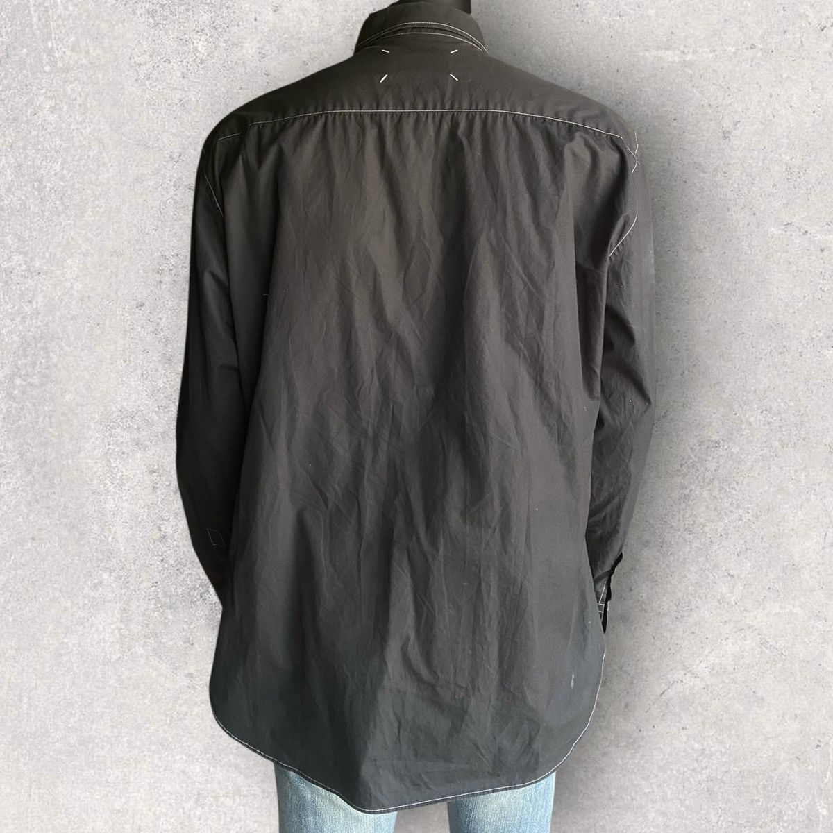Maison Margiela SS18 Contrast Stitch Shirt Size US M / EU 48-50 / 2 - 5 Thumbnail