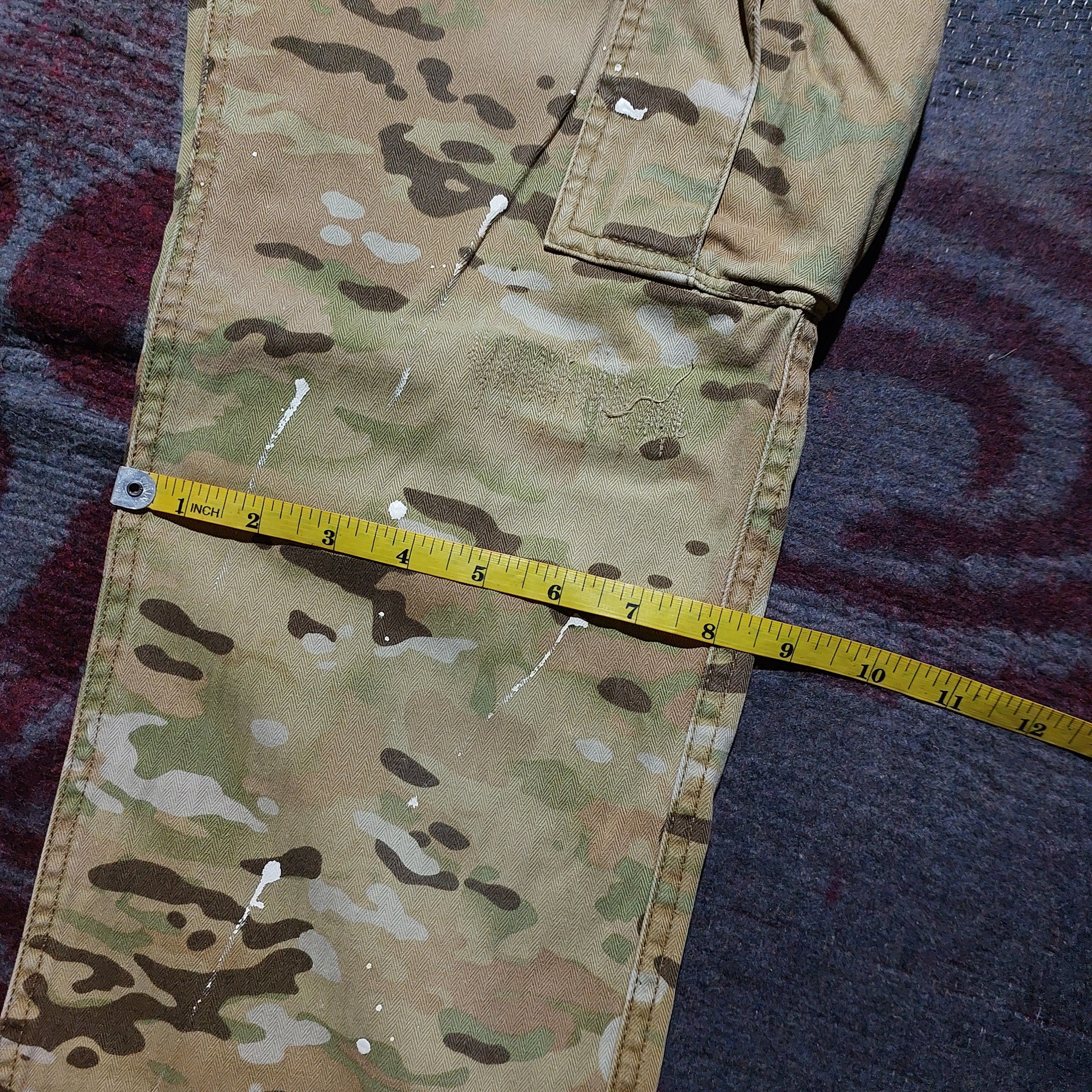 Buzz Rickson's Sophnet Camouflage Paint Splattered Cargo Pants Size US 32 / EU 48 - 19 Thumbnail