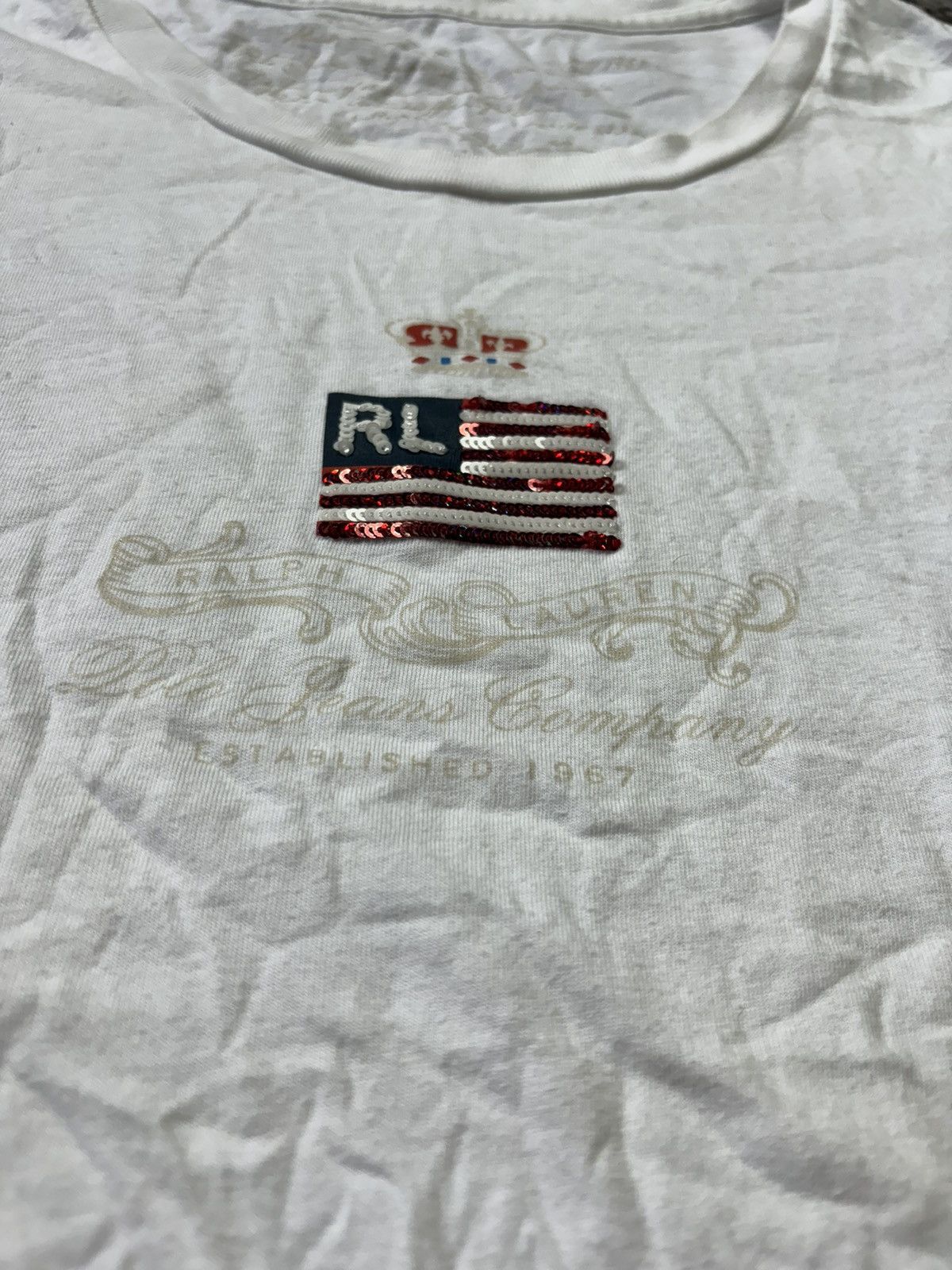 Polo Ralph Lauren × Vintage Polo Sport Ralph Lauren USA logo t-shirt Size M / US 6-8 / IT 42-44 - 2 Thumbnail