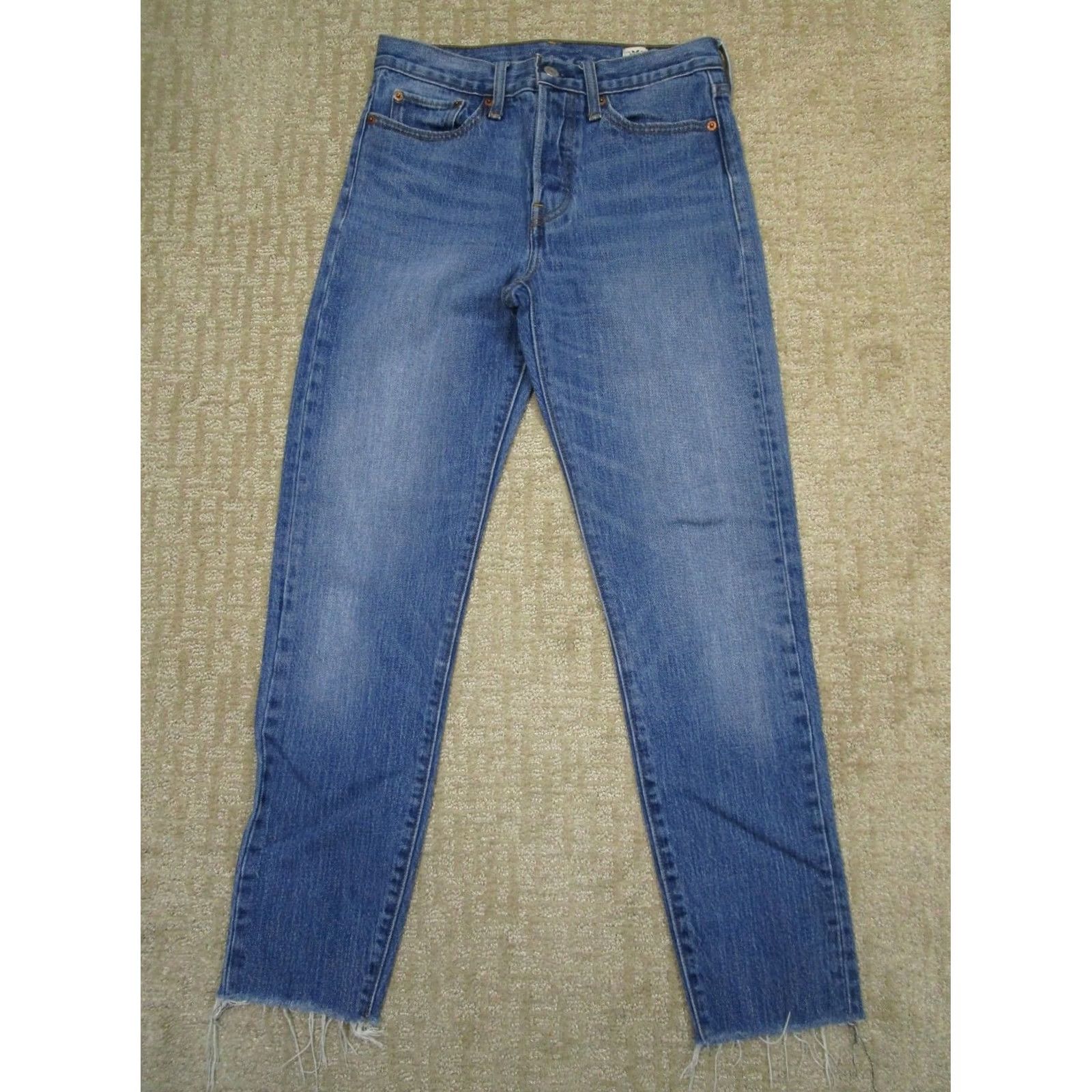 Levi's Levi's 560 Jeans Women 27 Blue High Rise Loose Fit Denim Straight Pants Light Wash 5-Pocket Womens Jeans Size 27" / US 4 / IT 40 - 2 Thumbnail
