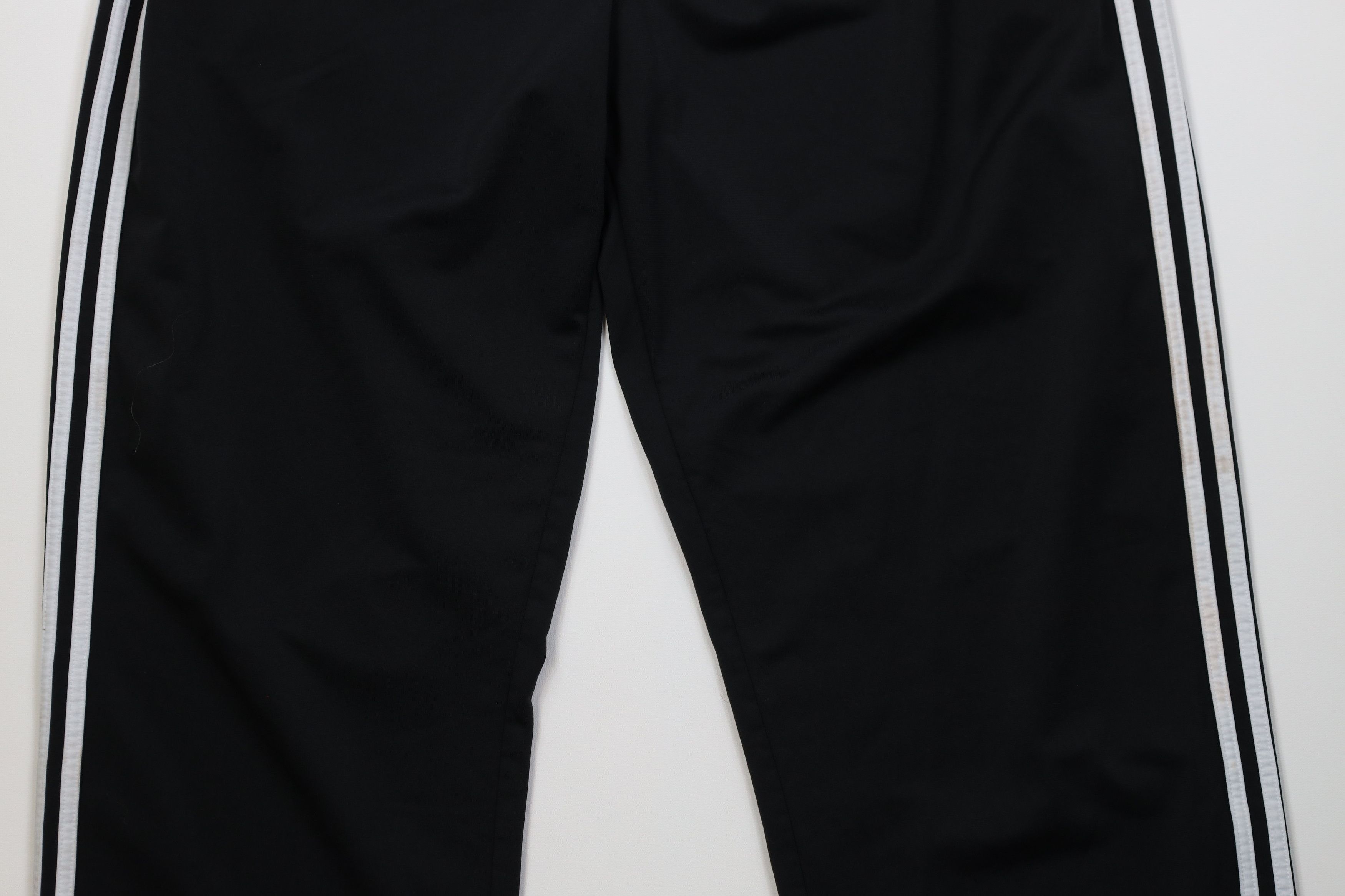 Adidas Vintage Y2K Adidas Striped Wide Leg Sweatpants Pants Black Size US 40 / EU 56 - 4 Thumbnail
