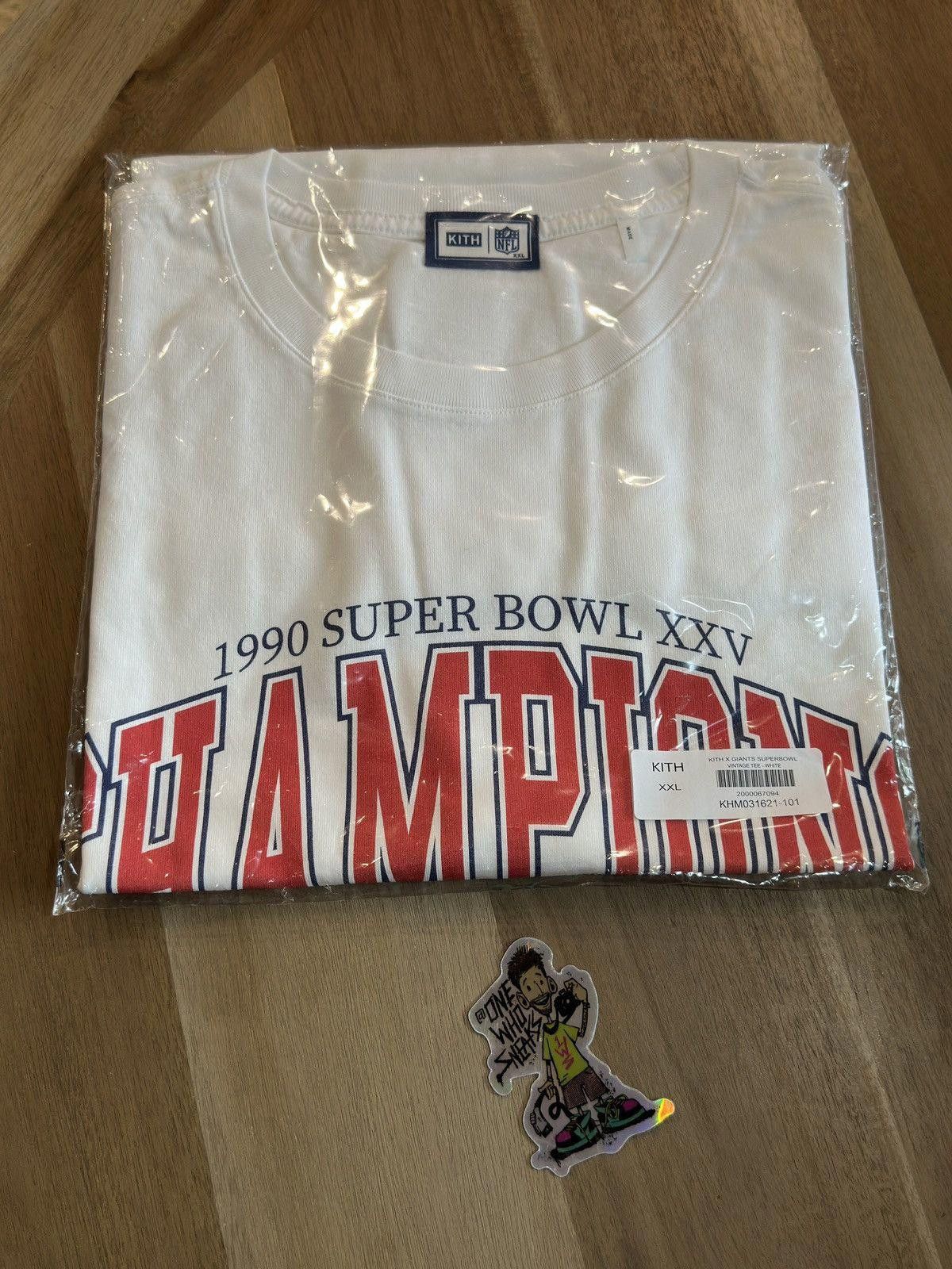 Kith Kith x NFL Giants Superbowl Vintage Tee Size US XXL / EU 58 / 5 - 4 Thumbnail