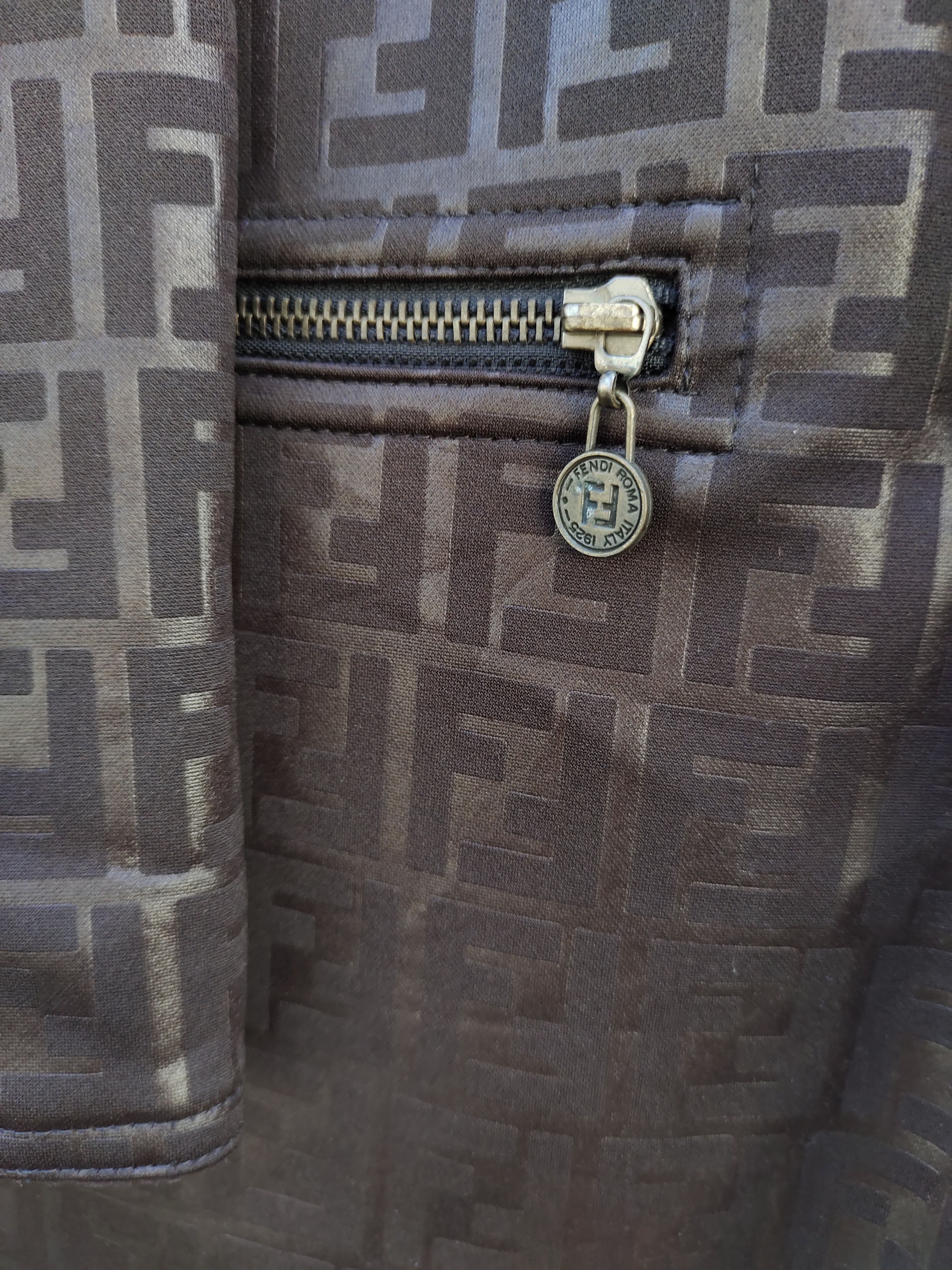 Fendi Vintage Fendi Zucca Monogram Reversible Jecket Size US L / EU 52-54 / 3 - 9 Thumbnail