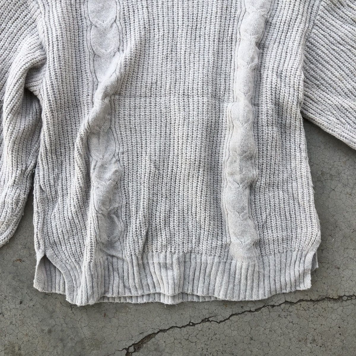 Homespun Knitwear × Vintage 🔴Vintge Knitwear Warm & Soft Touch Grey Vintage Womenswear Size US L / EU 52-54 / 3 - 12 Thumbnail