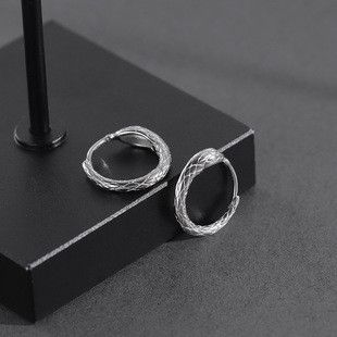 Jewelry × Sterling Silver Vintage Earrings One Pairs Chrome Jewelry Size ONE SIZE - 6 Thumbnail