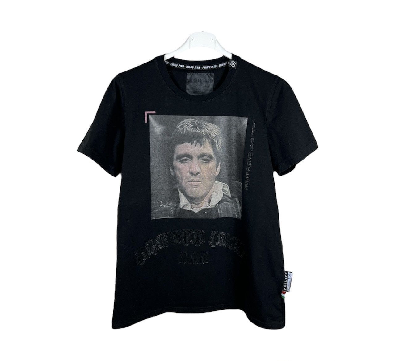 Philipp Plein Philipp Plein x Scarface logo t-shirt face tee spellout swag Size US L / EU 52-54 / 3 - 1 Thumbnail