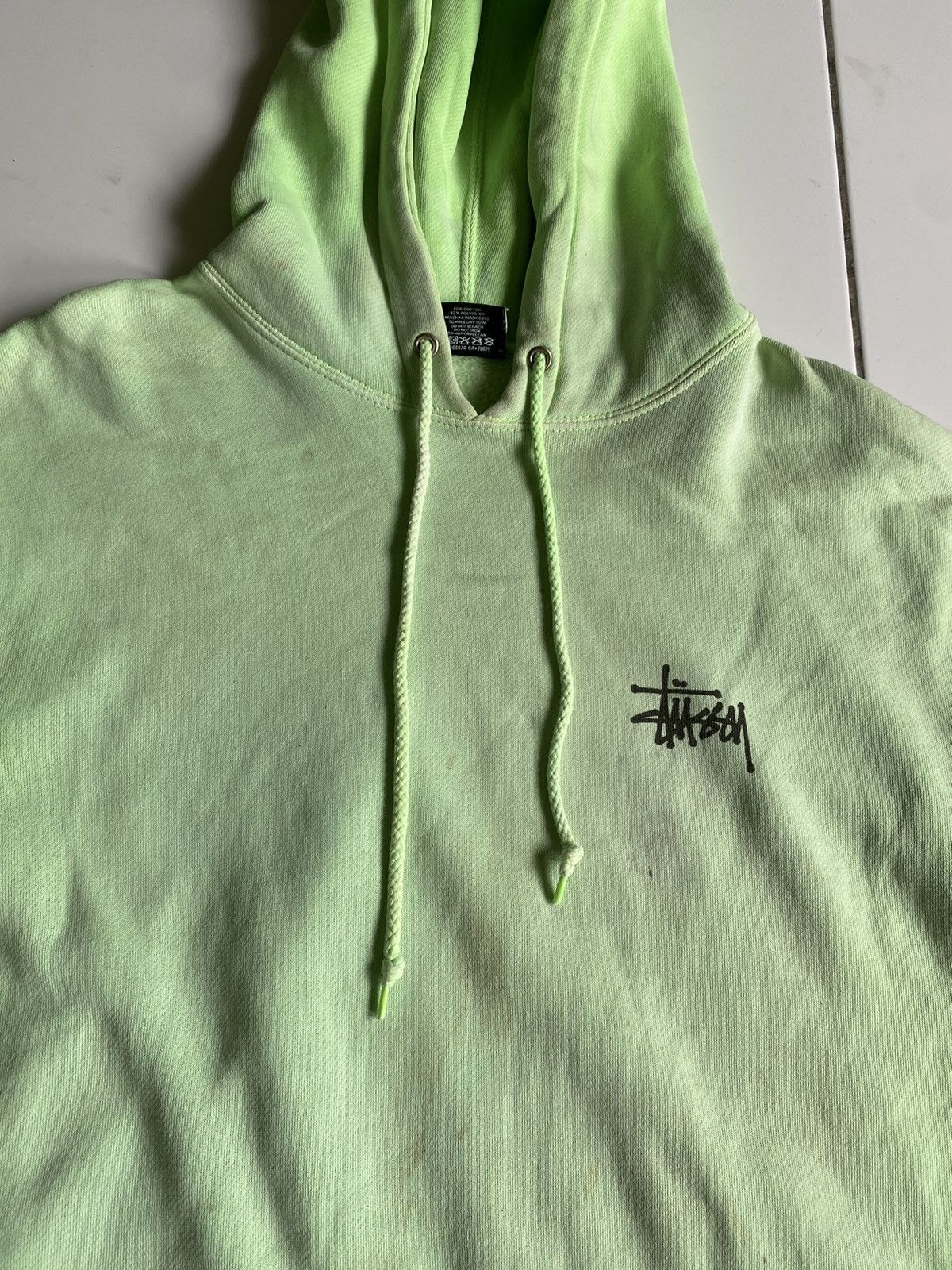 Stussy Stussy Faded Green Hoodies Size US S / EU 44-46 / 1 - 5 Thumbnail
