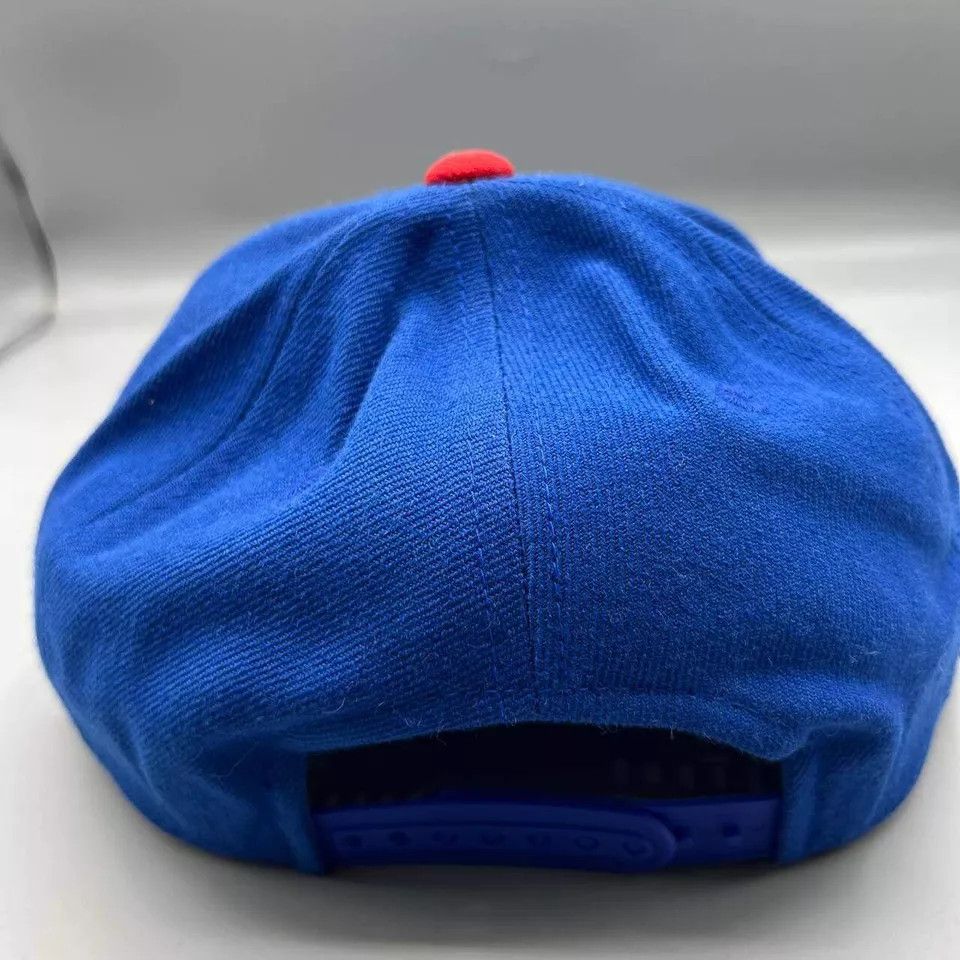 Vintage Texas Rangers Hat Men Blue Gray Outdoor Cap MLB Snap Back Size ONE SIZE - 7 Thumbnail