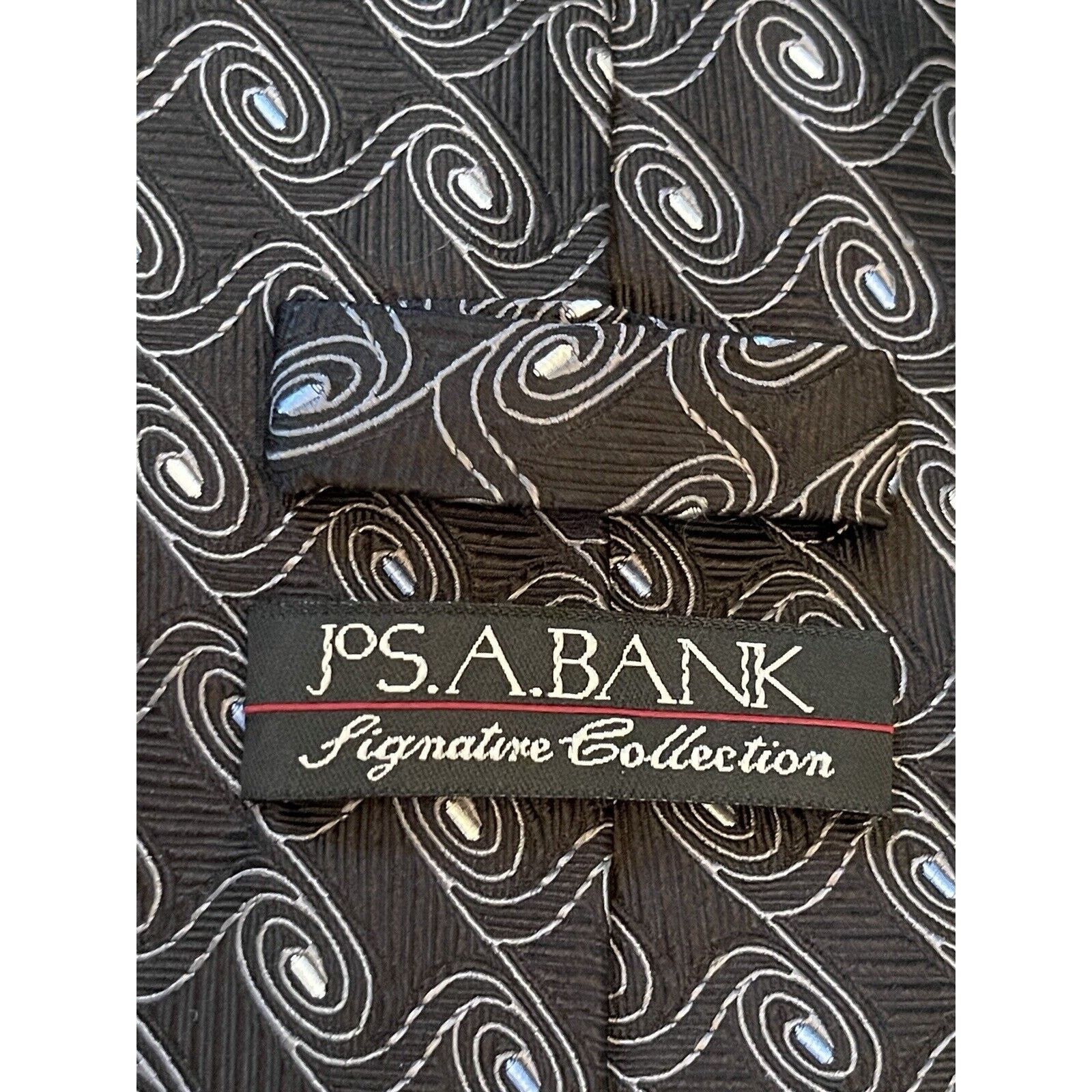 Jos. A. Bank Jos. A. Bank Black Blue 100% Silk Made In China Size ONE SIZE - 8 Thumbnail