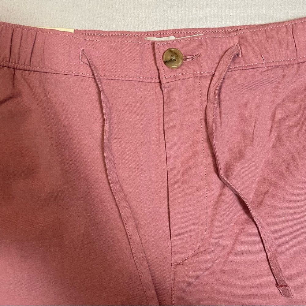 Original Penguin NWT New $85 Penguin Cotton Linen Pink Drawstring Shorts Siz Size US 38 / EU 54 - 8 Thumbnail