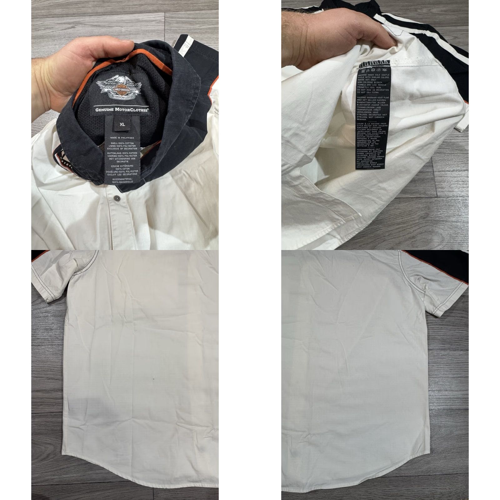 Harley Davidson Harley-Davidson Men's XL HDMC Performance Motorspeed Short Sleeve Mechanic Shirt Size US XL / EU 56 / 4 - 9 Thumbnail