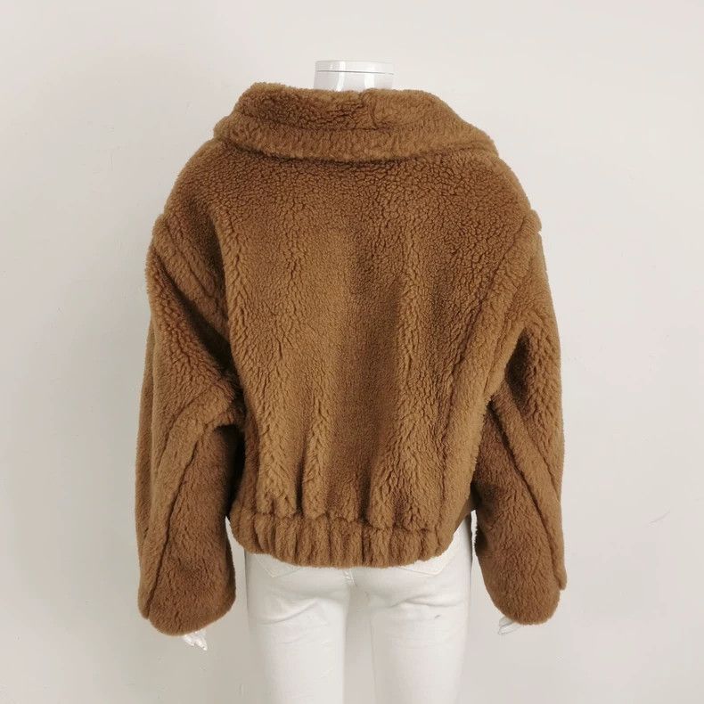 Max Mara Max Mara New Classic Camel Short Teddy Jacket Size S / US 4 / IT 40 - 2 Thumbnail