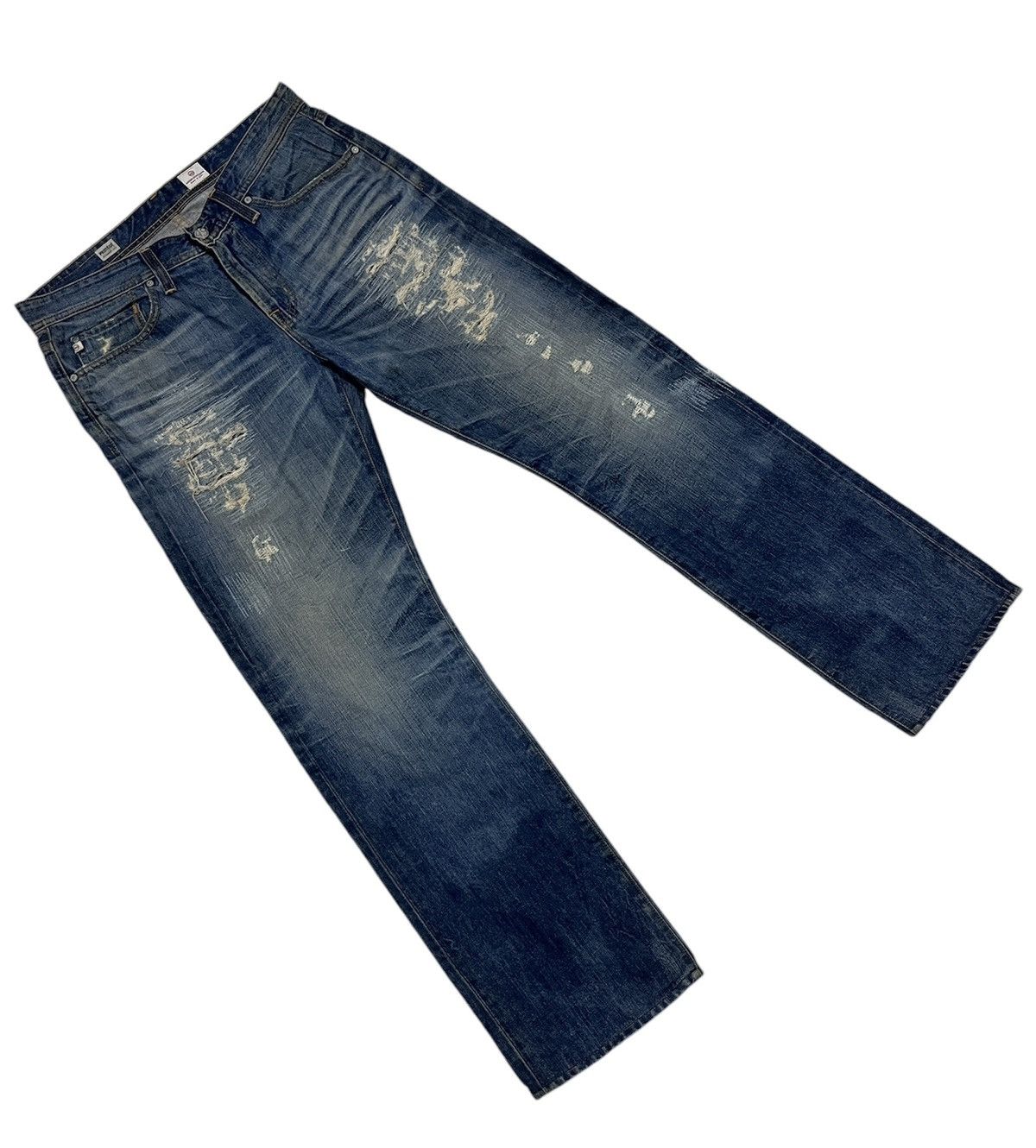 AG Adriano Goldschmied × Designer × Vintage Adriano goldschmied jeans non selvedge Size US 34 / EU 50 - 2 Thumbnail