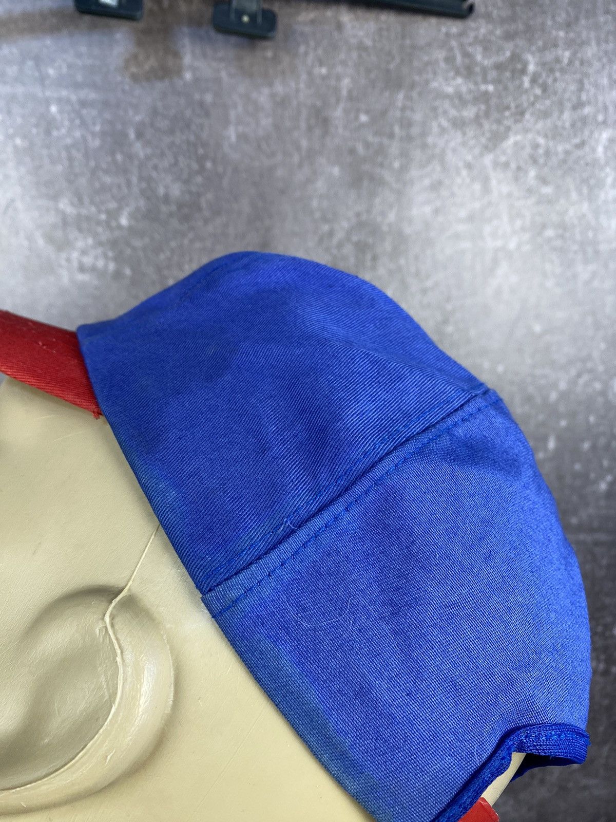 MLB VINTAGE Atlanta Braves Hat Cap Blue Red Baseball Men 90s Size ONE SIZE - 14 Thumbnail