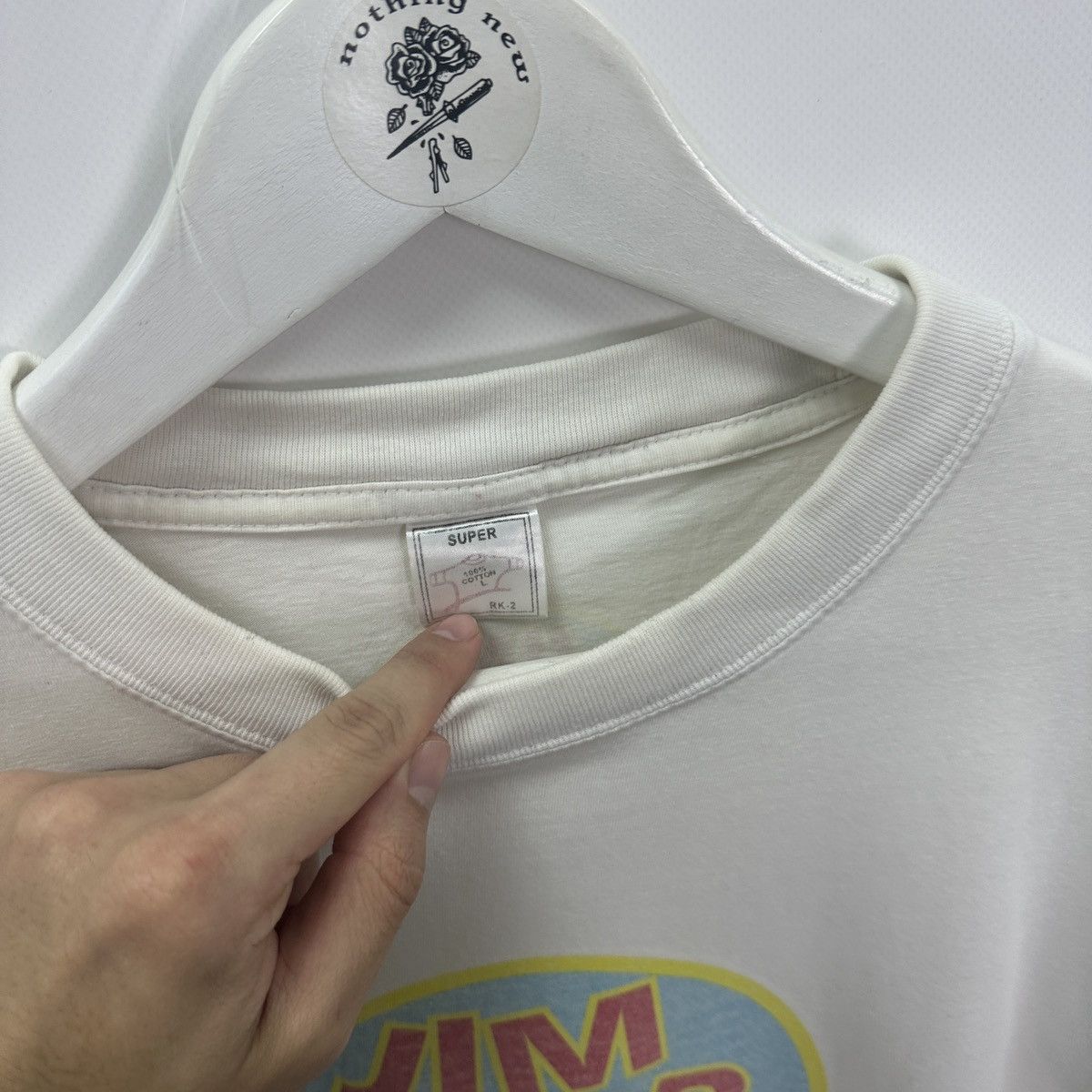 Vintage Vintage 90s Jim Fixed it for me TV series tee rare promo y2k Size US L / EU 52-54 / 3 - 7 Thumbnail