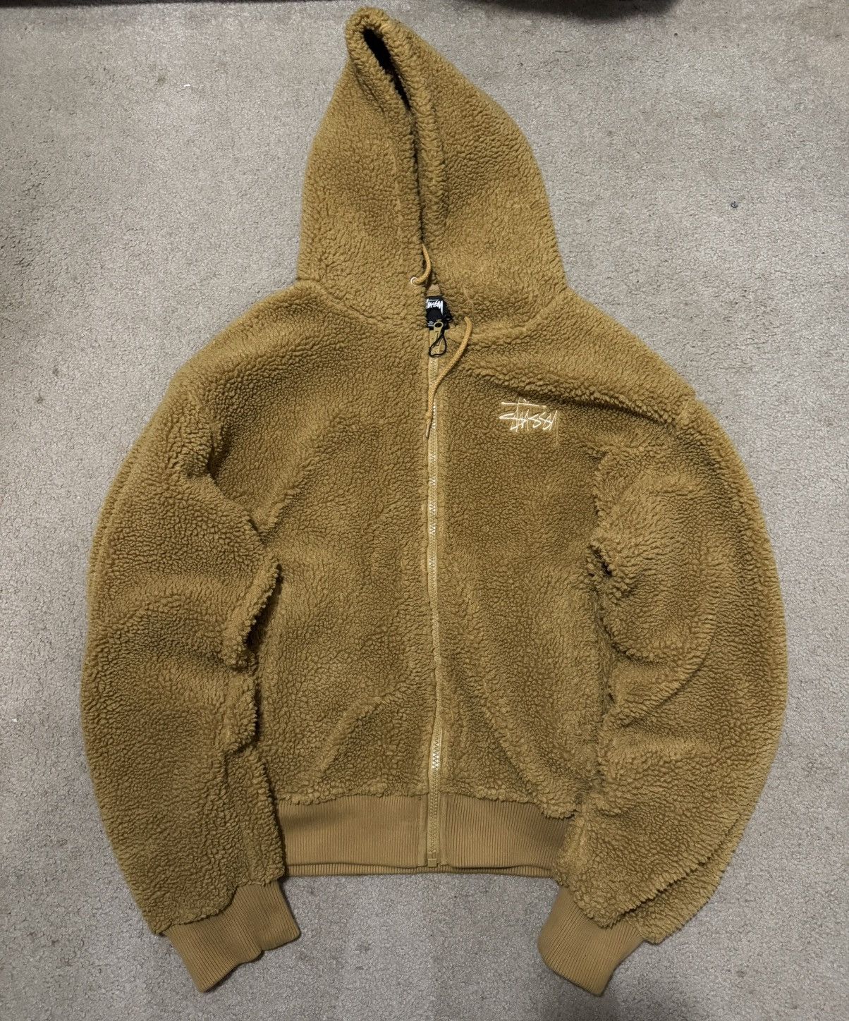 Stussy Stussy sherpa zip-up hoodie Size US XL / EU 56 / 4 - 1 Thumbnail