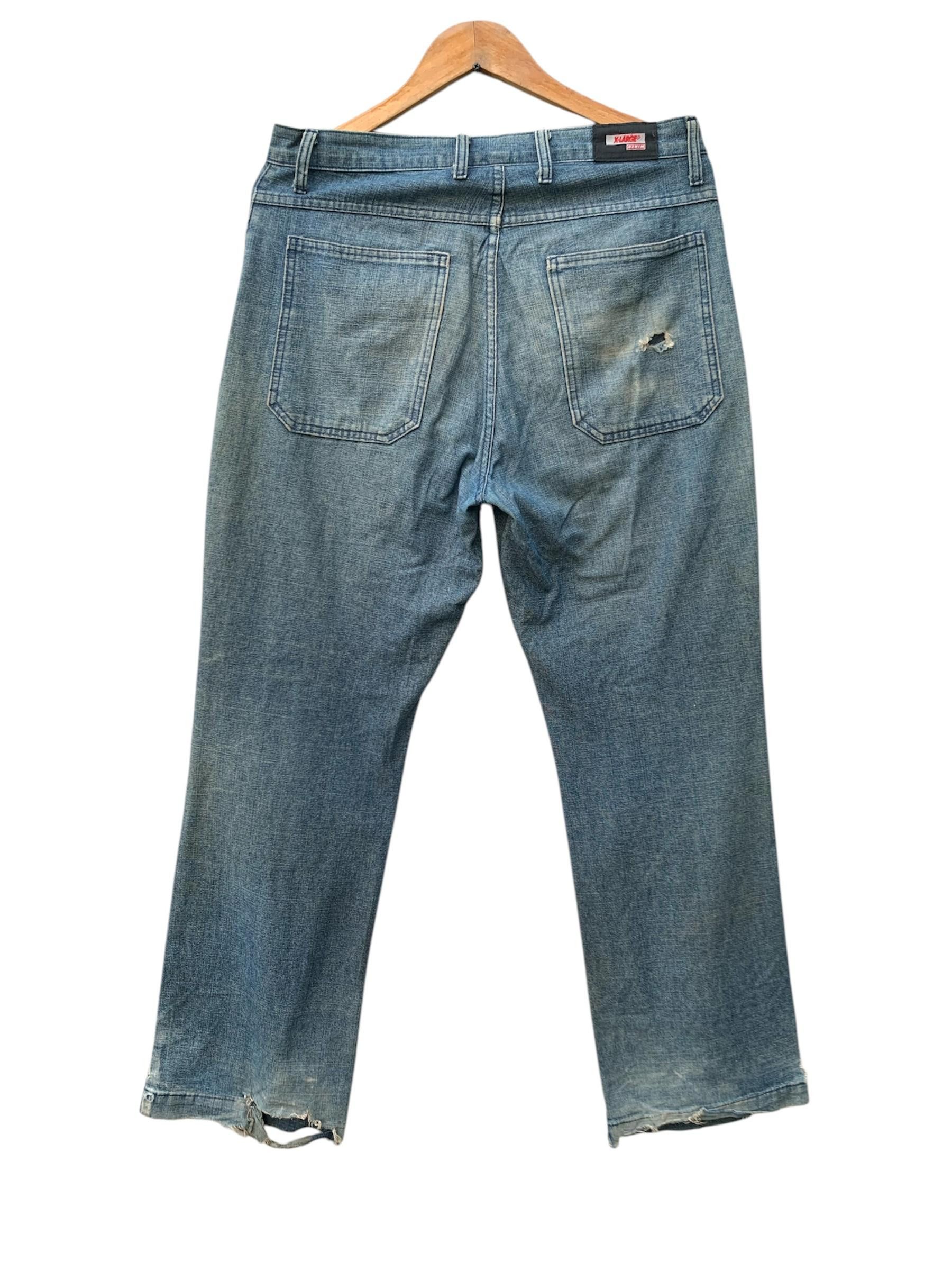 Vintage × X-LARGE × Xlarge Vintage Xlarge Denim Jeans Pants Size US 32 / EU 48 - 2 Thumbnail