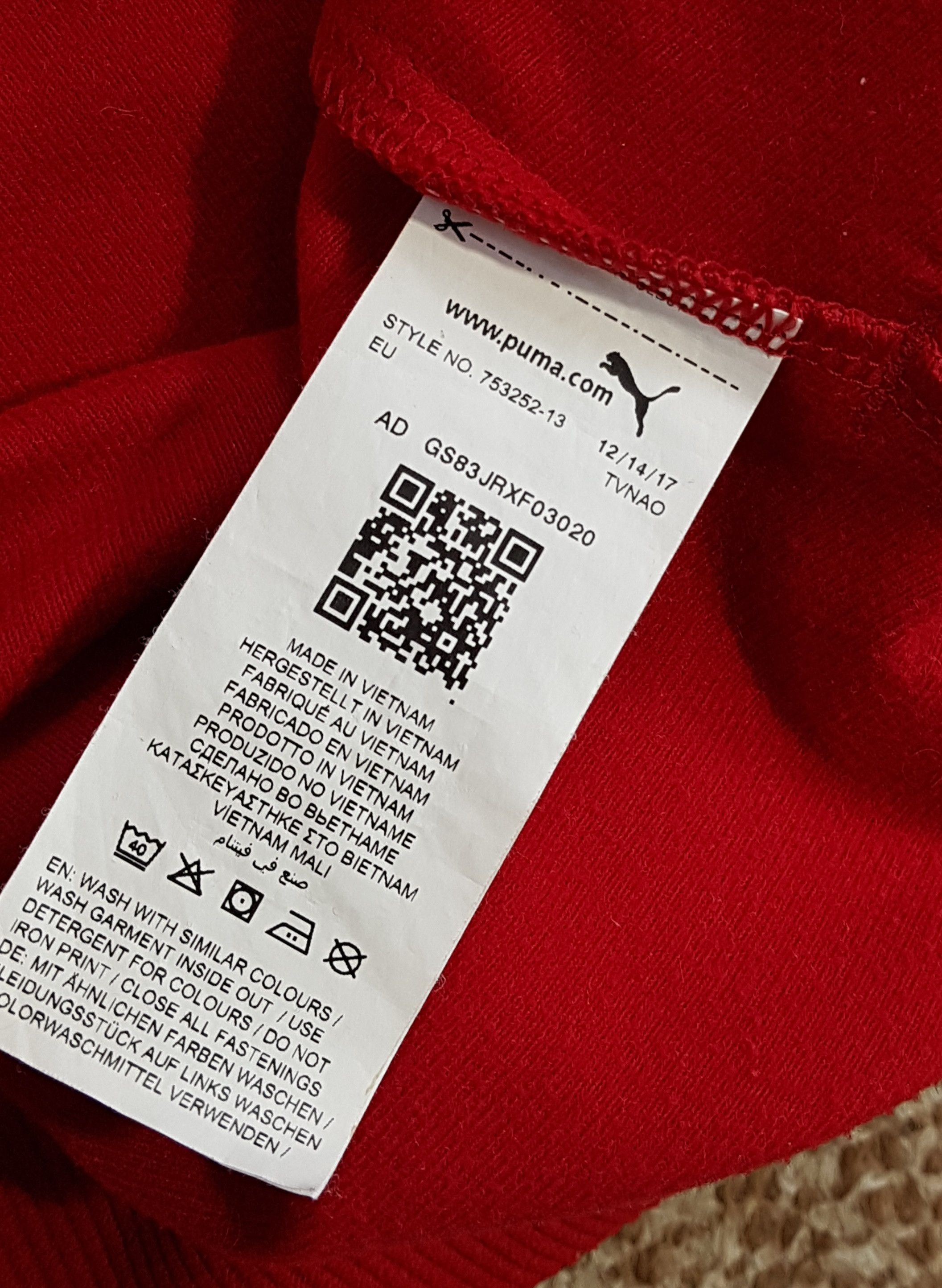 Puma Puma Arsenal Soccer Football Full Zip Track Top Jacket sz XL Size US XL / EU 56 / 4 - 9 Thumbnail