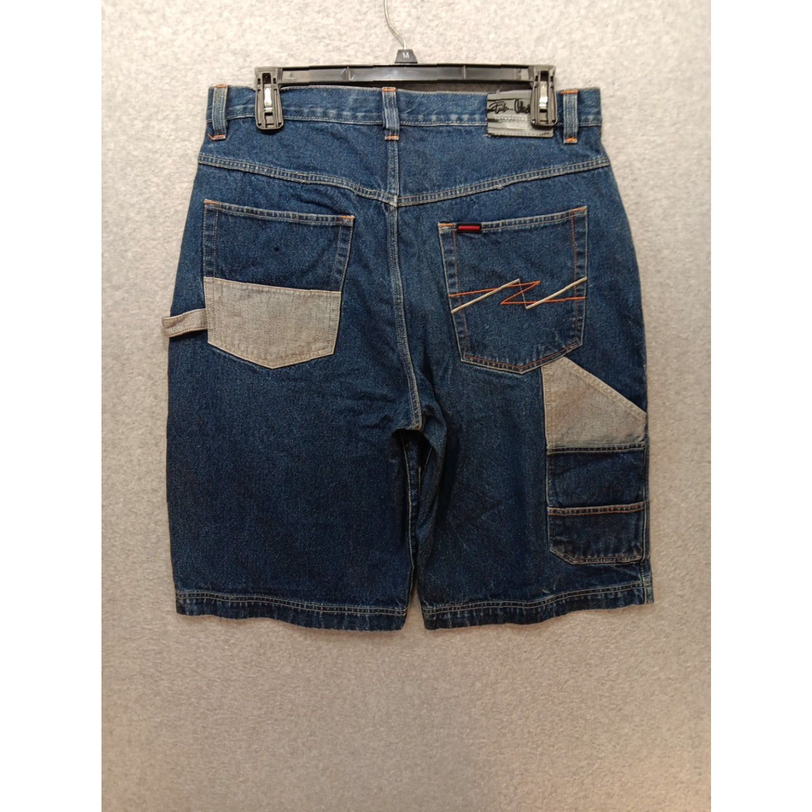 Fubu VINTAGE FUBU Shorts Mens 36 Denim Baggy Carpenter Jeans Skate Loose USA Y2K 90s Streetwear Size US 36 / EU 52 - 7 Thumbnail