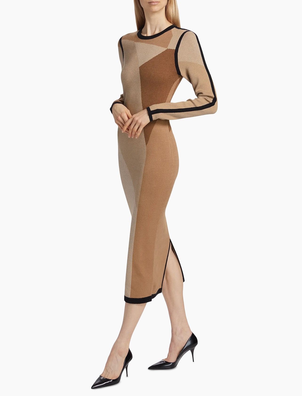 Other Toccin Colorblocked Knit Midi-Dress size S Size S / US 4 / IT 40 - 2 Thumbnail