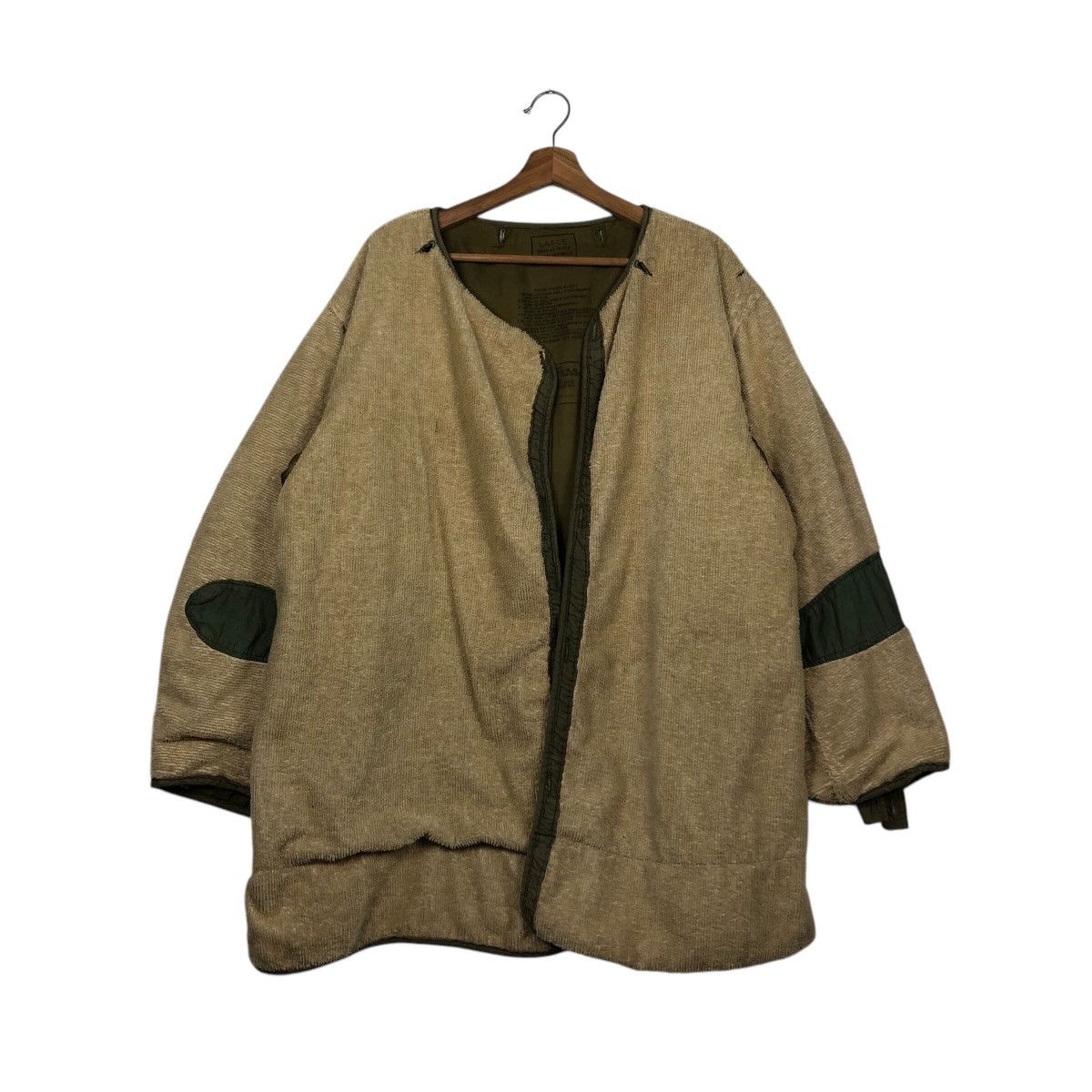 Vintage 📌Vintage Chore Worker Military Jacket Button Size US L / EU 52-54 / 3 - 2 Thumbnail