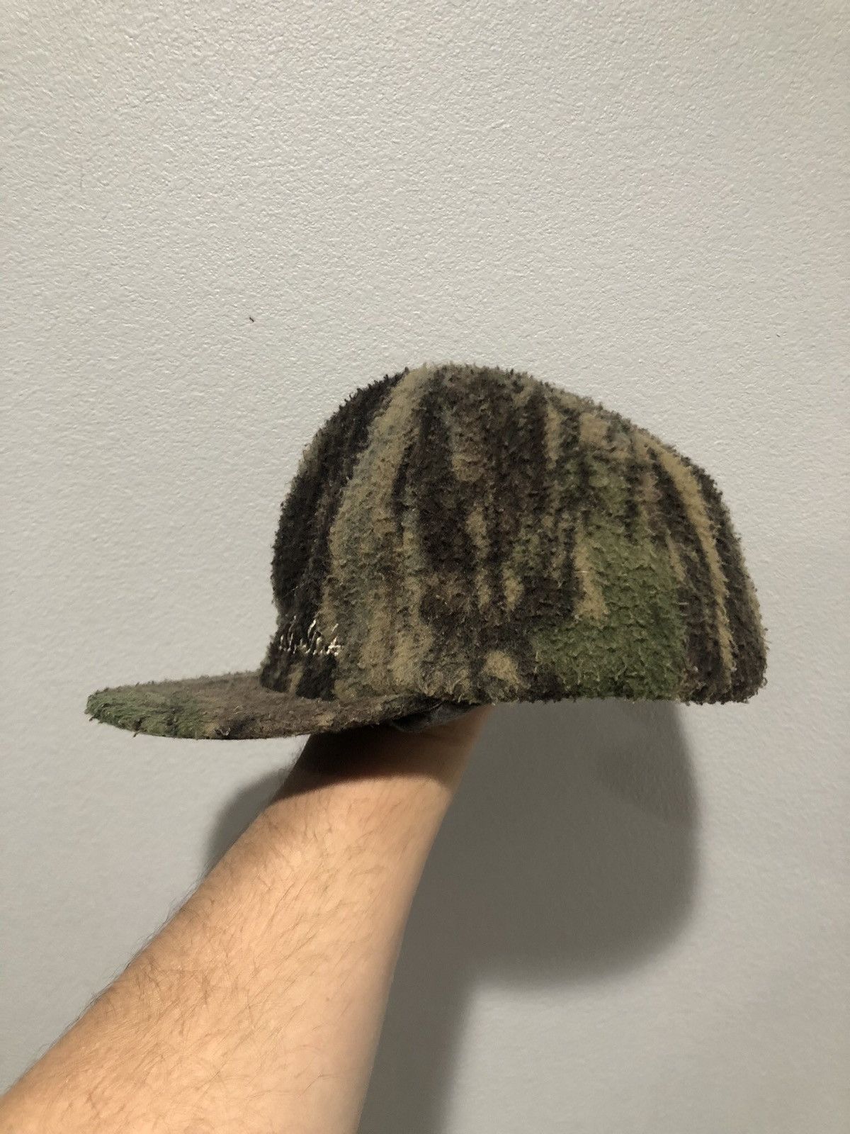 Cabelas × Vintage Vtg Cabela’s Chamois Camo Hunting Trapper Hat Size ONE SIZE - 4 Thumbnail
