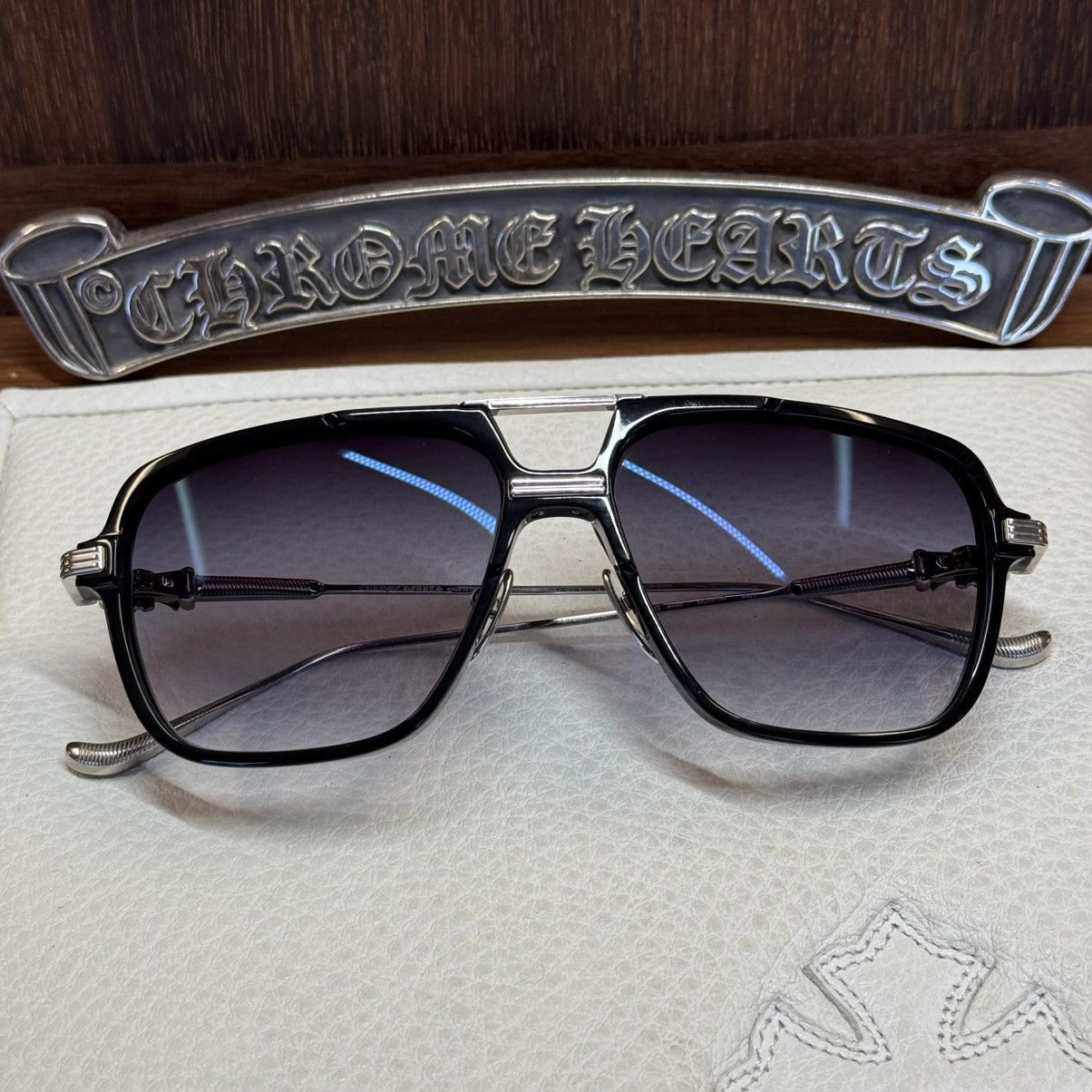 Chrome Hearts Chrome Hearts INIT 1/1 Sunglasses Size ONE SIZE - 1 Thumbnail