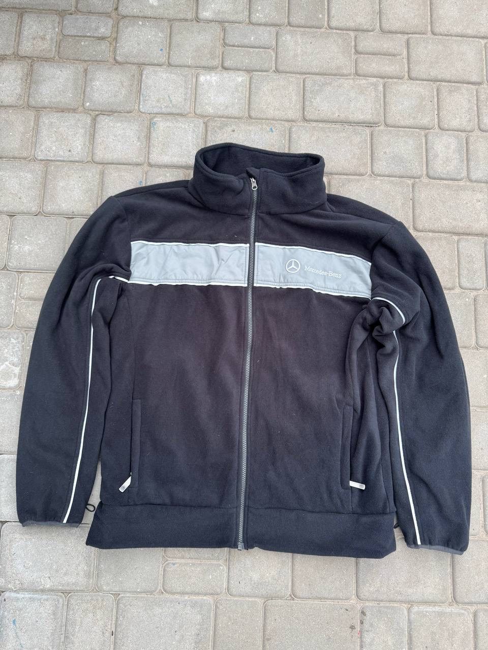 Formula 1 RARE VINTAGE Mercedes Benz Fleece Jacket Sweatshirt Racing Size US XL / EU 56 / 4 - 1 Thumbnail