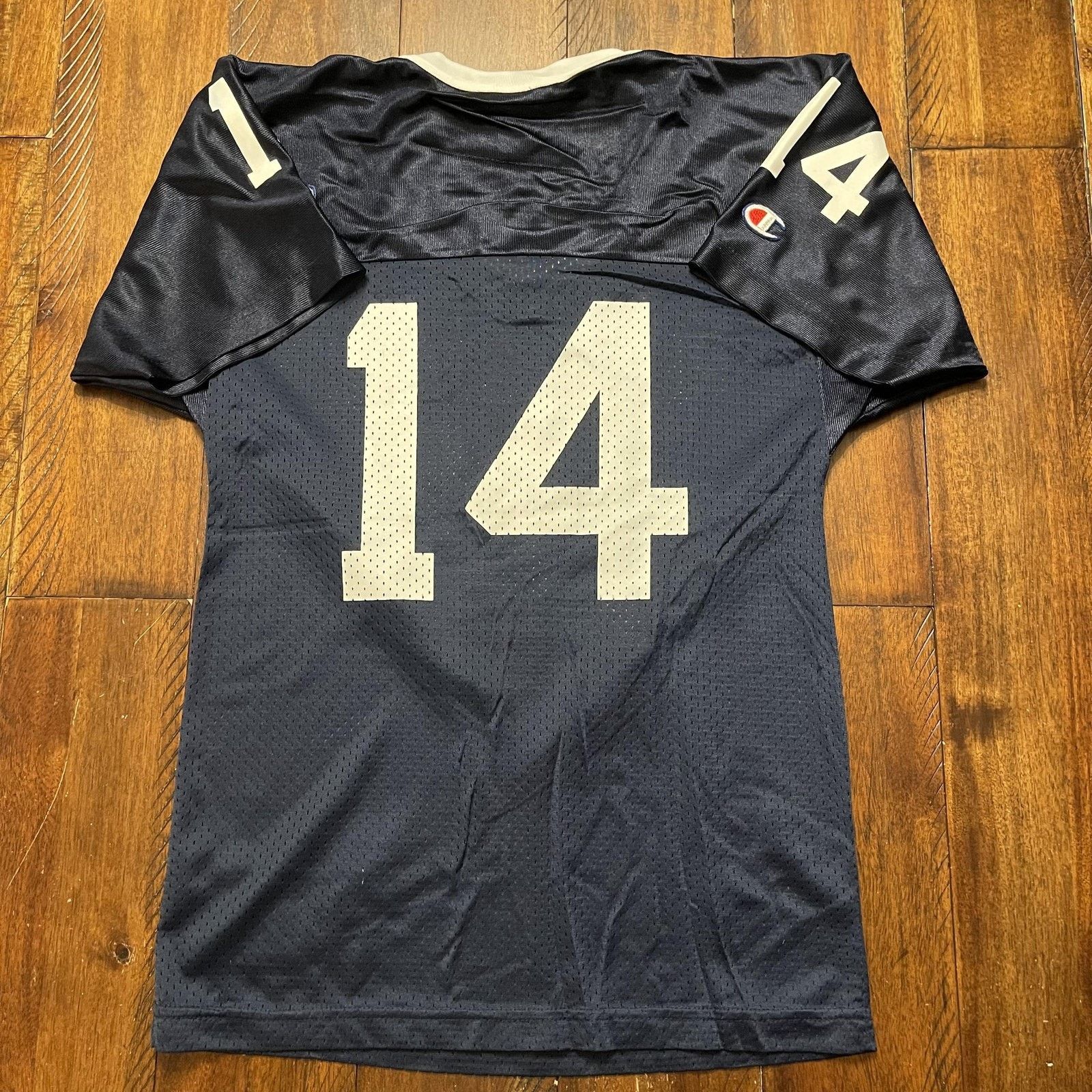 Champion Vtg Penn State Jersey Youth M NCAA Football Champion 14 90s Size US M / EU 48-50 / 2 - 9 Thumbnail