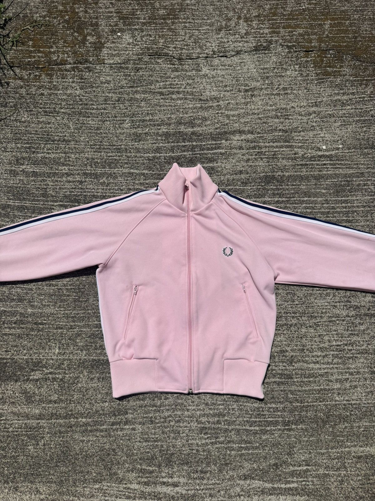 Fred Perry FRED PERRY TAPED TRACK JACKET :3 pink :3 Size M / US 6-8 / IT 42-44 - 2 Thumbnail