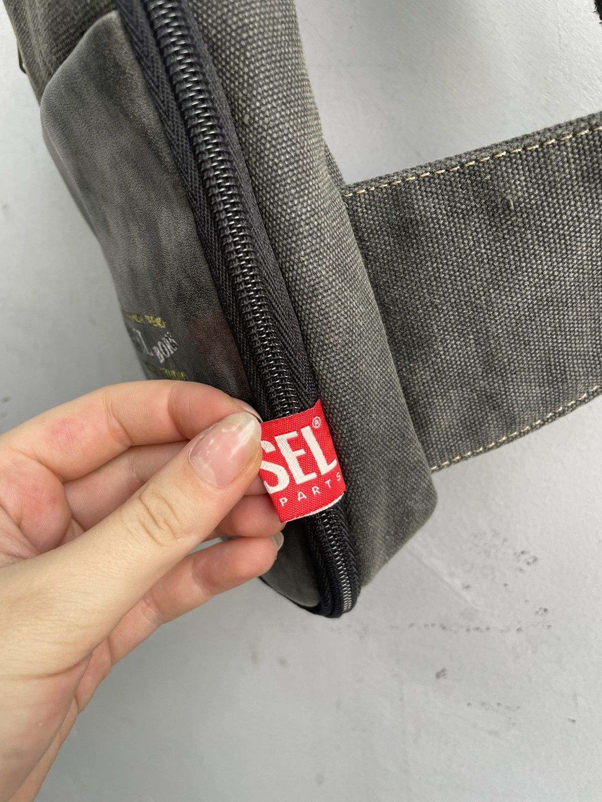 Diesel Diesel mini oakley style y2k sling bag hype canvas Size ONE SIZE - 4 Thumbnail
