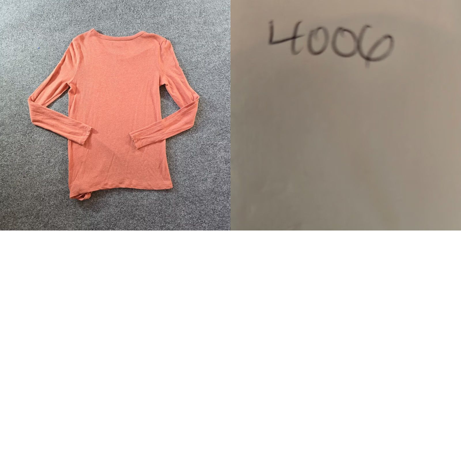 Madewell Madewell Top Womens Size S Orange Linen Blend Long Sleeve Tie Waist Casual Blouse Ladies Regular Knit Size S / US 4 / IT 40 - 8 Thumbnail