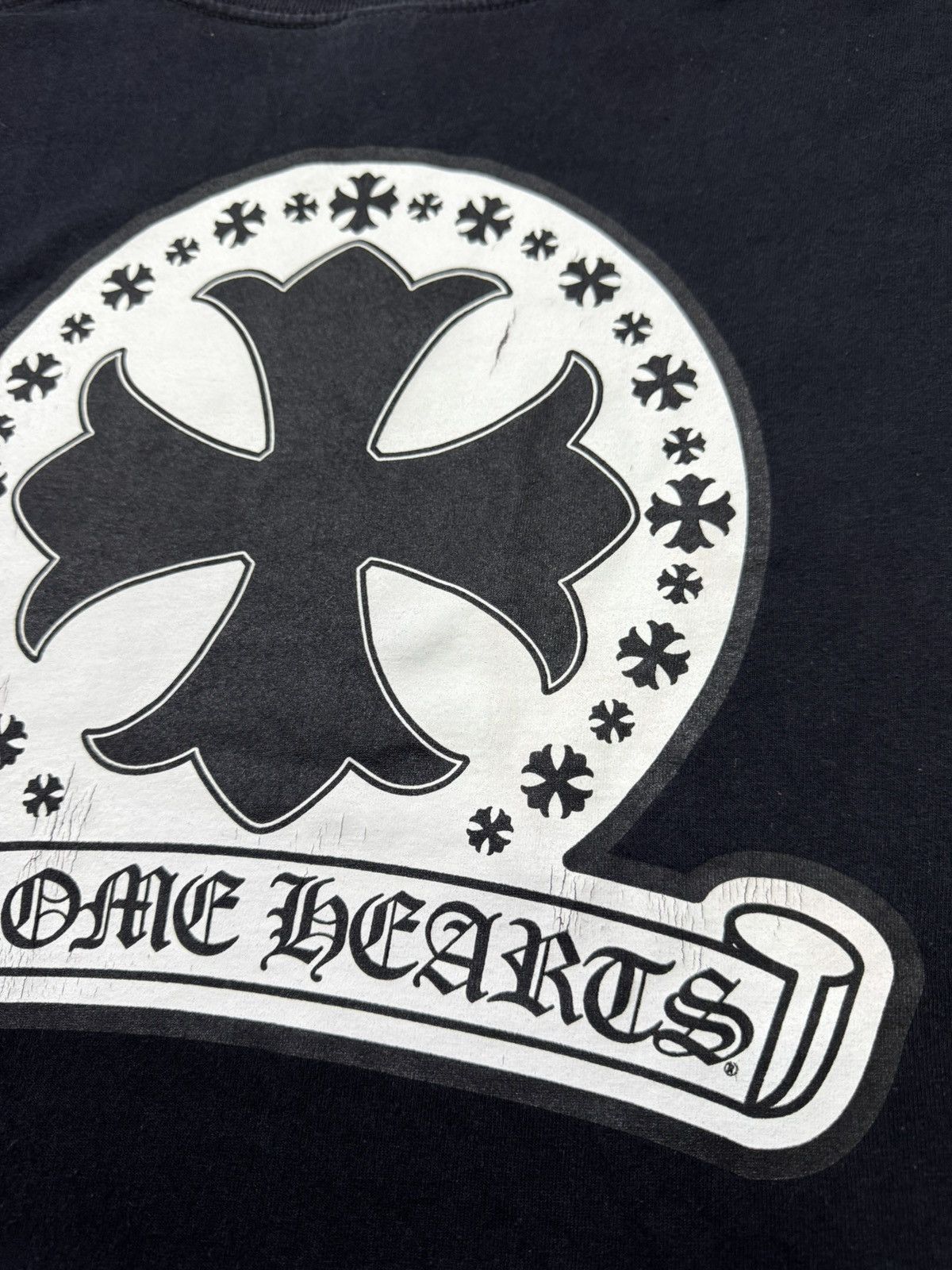 Chrome Hearts RARE! CROSS PLUS STAMP SCROLL Size US M / EU 48-50 / 2 - 6 Thumbnail
