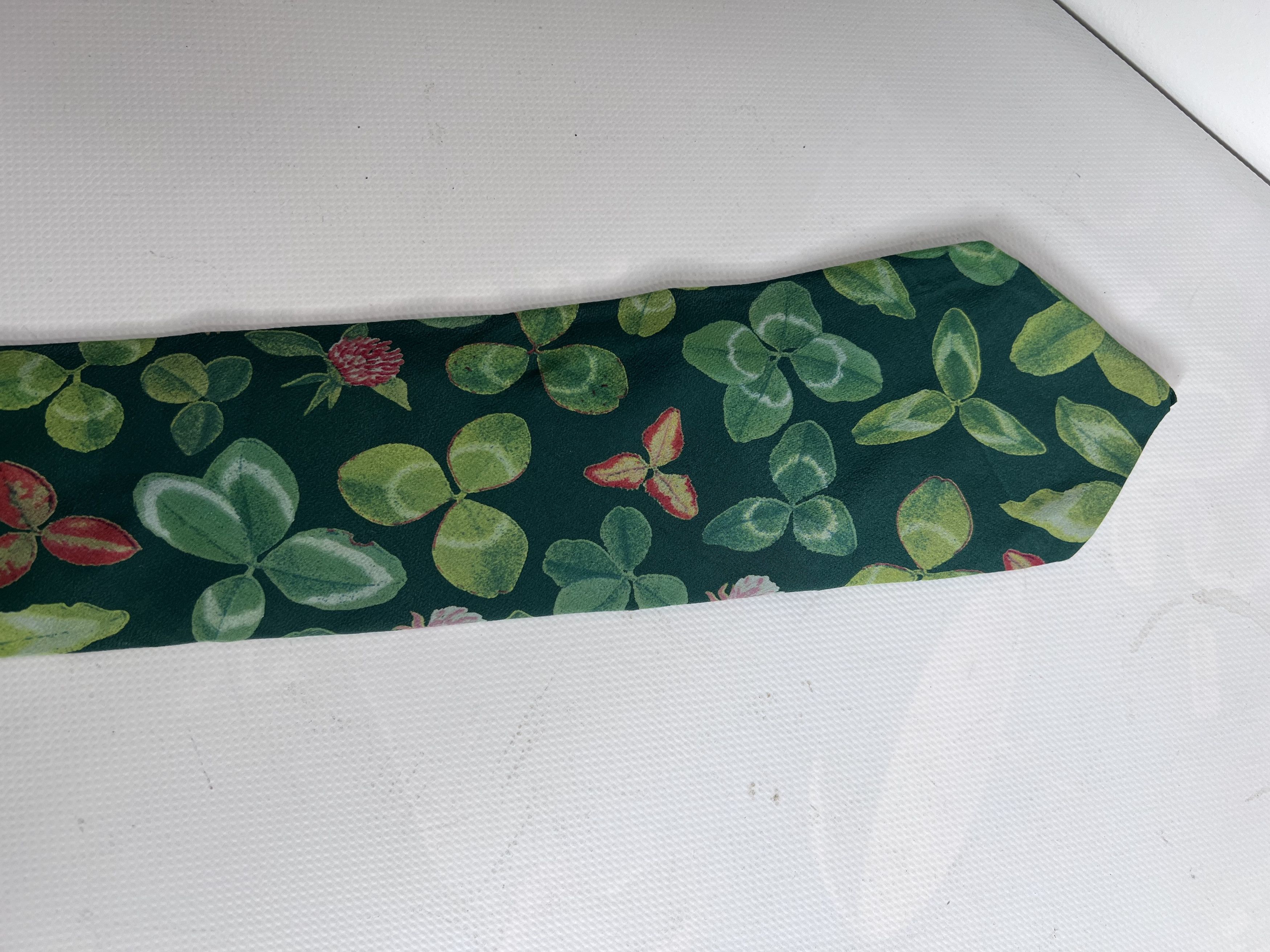 Vintage FABRIC FRONTLINE ZURICH SILK NECK TIE ITALY LUXURY FLORAL Size ONE SIZE - 6 Thumbnail