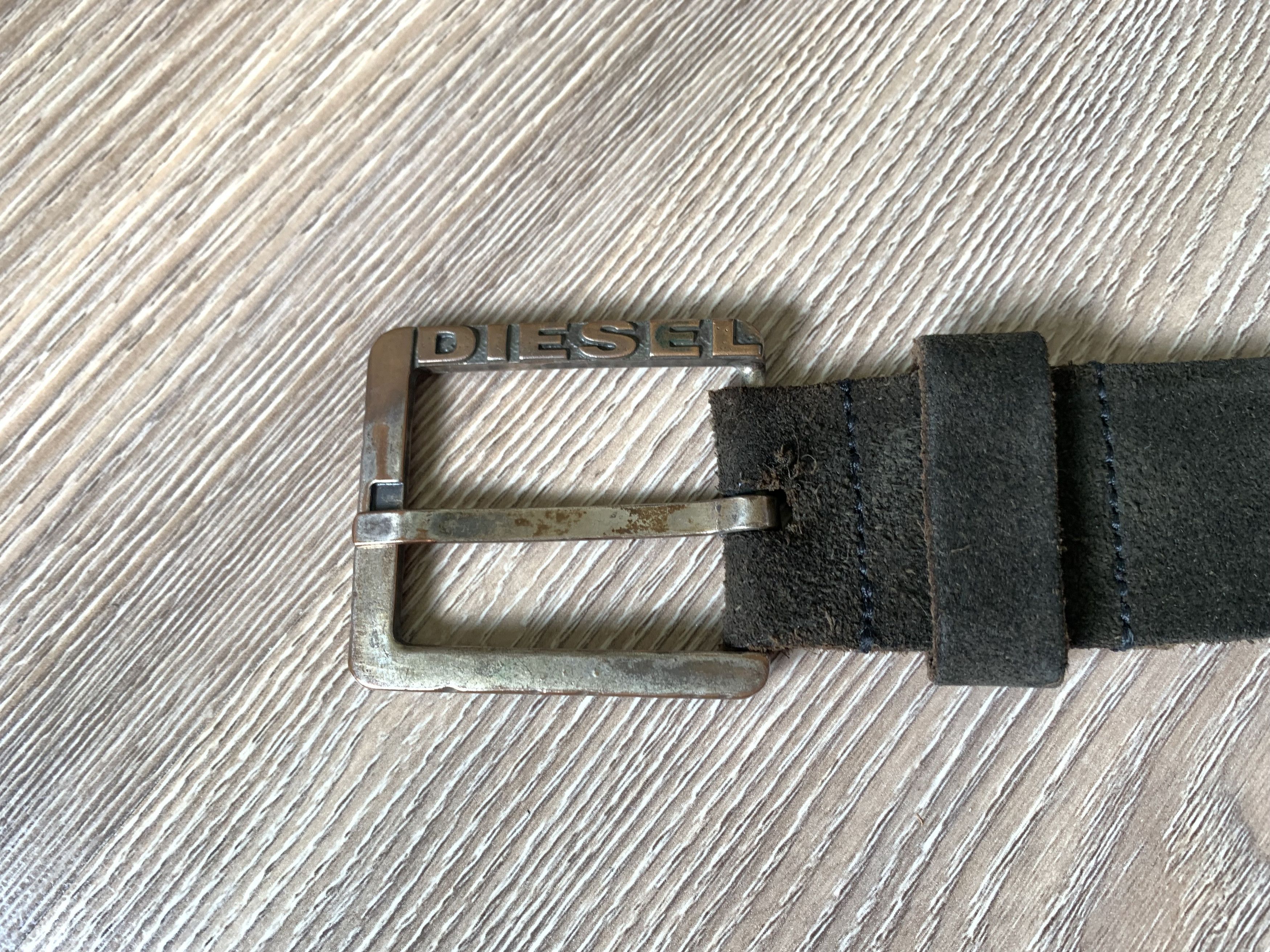Diesel × Vintage Diesel Suede Cow Leather Vintage Leaher Belt Size ONE SIZE - 3 Thumbnail